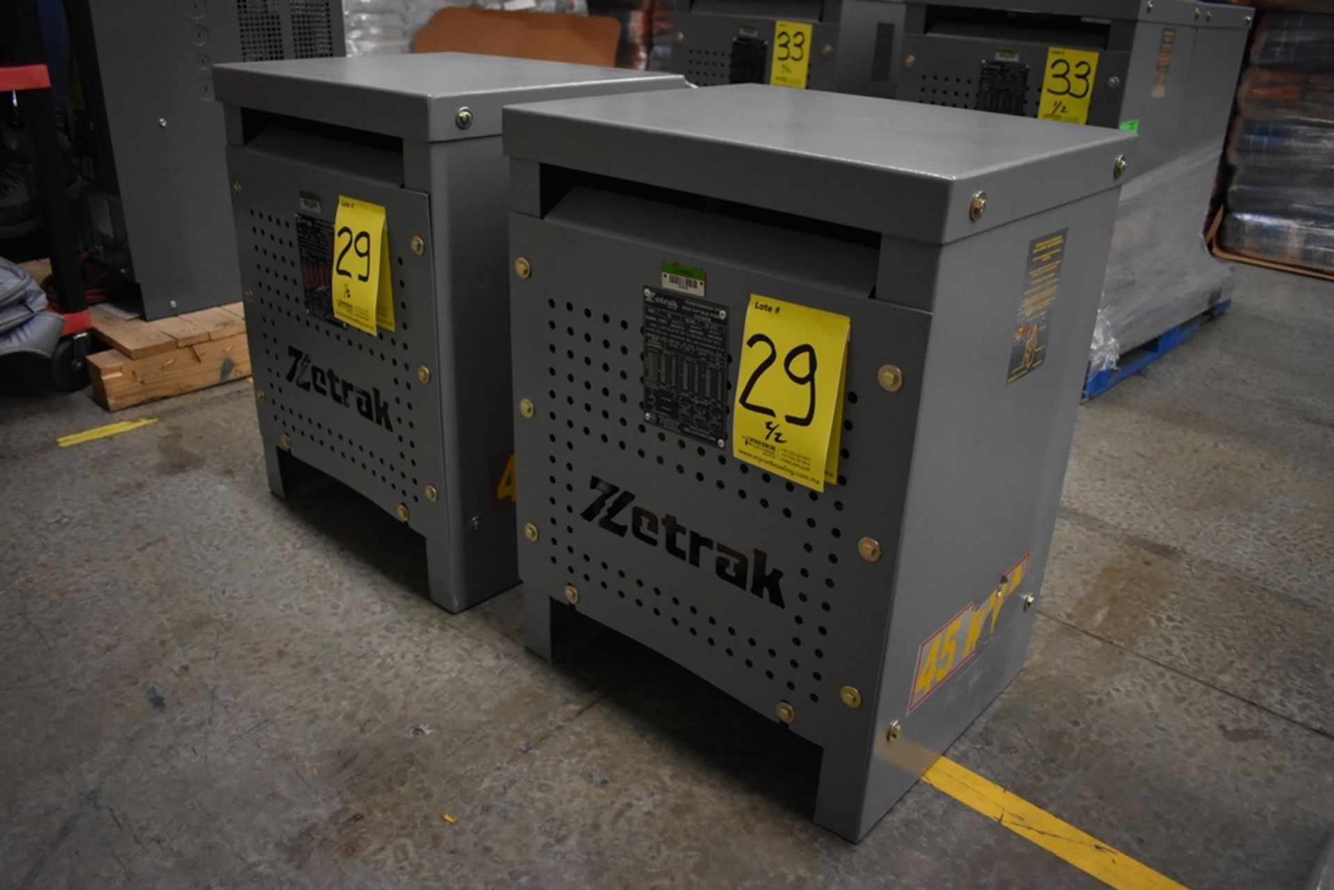 (2) 2016 Zetrak Dry Transformers (New) - Image 2 of 10