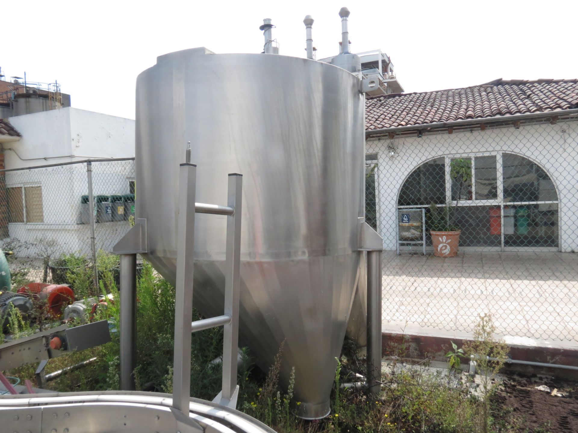 Stainless Steel Tank of 1.93 m in diameter, Includes Strong Parts conveyor belt. - Image 6 of 8