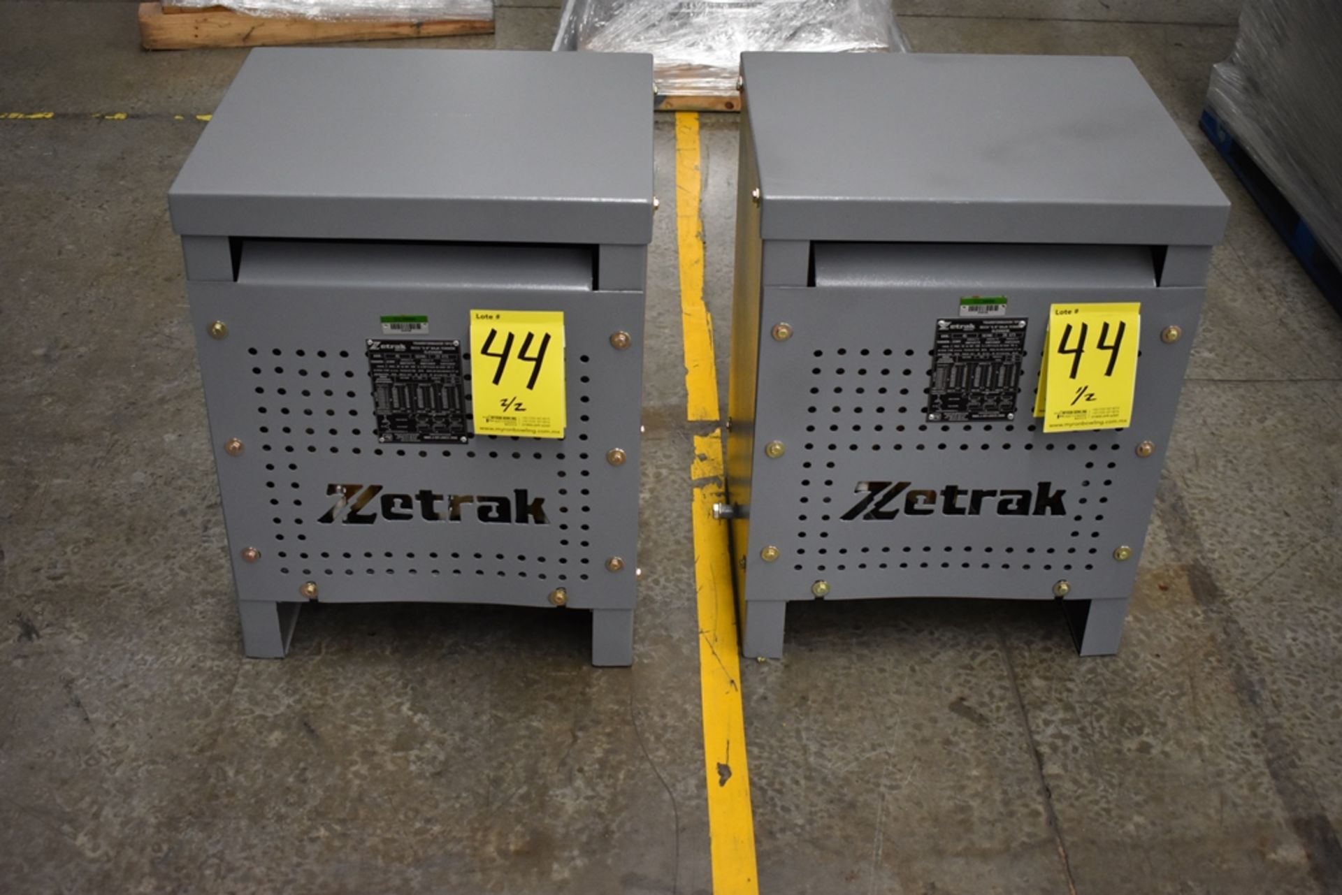 (2) 2016 and 2017 Zetrak Dry Transformers (New) - Image 6 of 8