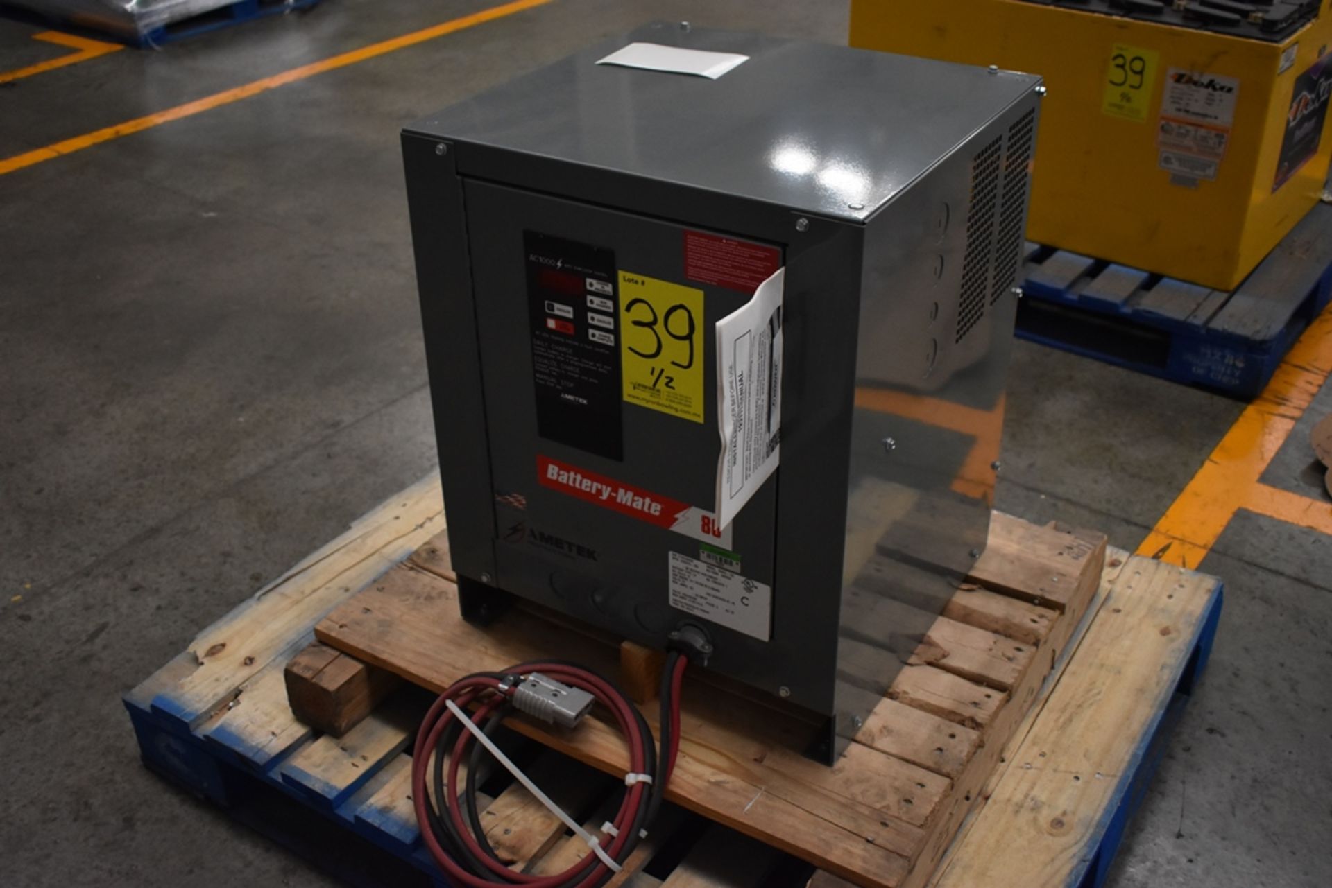 Ametek Prestolite Power Forklift Battery Charger, Model Mate-80 and Battery Brand Deka for 24 volts - Image 3 of 20