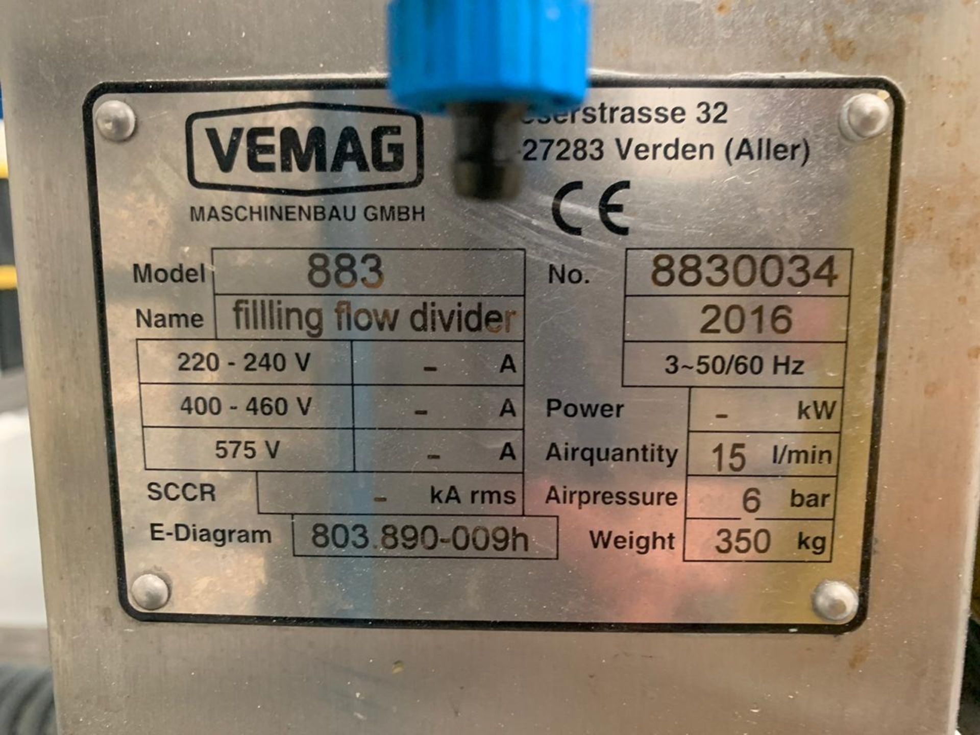 Vemag Robot 500 Pneumatic Dispenser SN 1284993, with PLC Model PC878 - Image 29 of 37