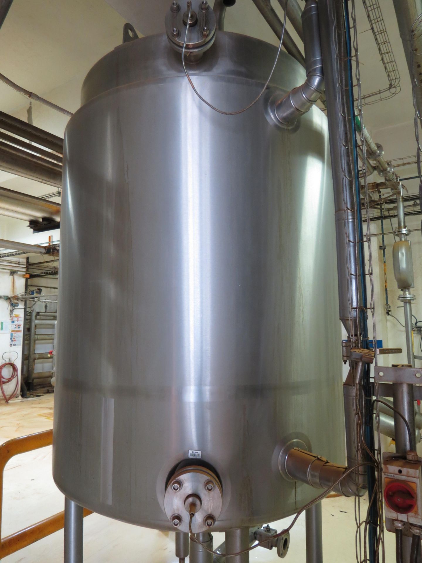 Jacketed S/S Tank 2 m high X 1.50 m Diameter - Image 2 of 16