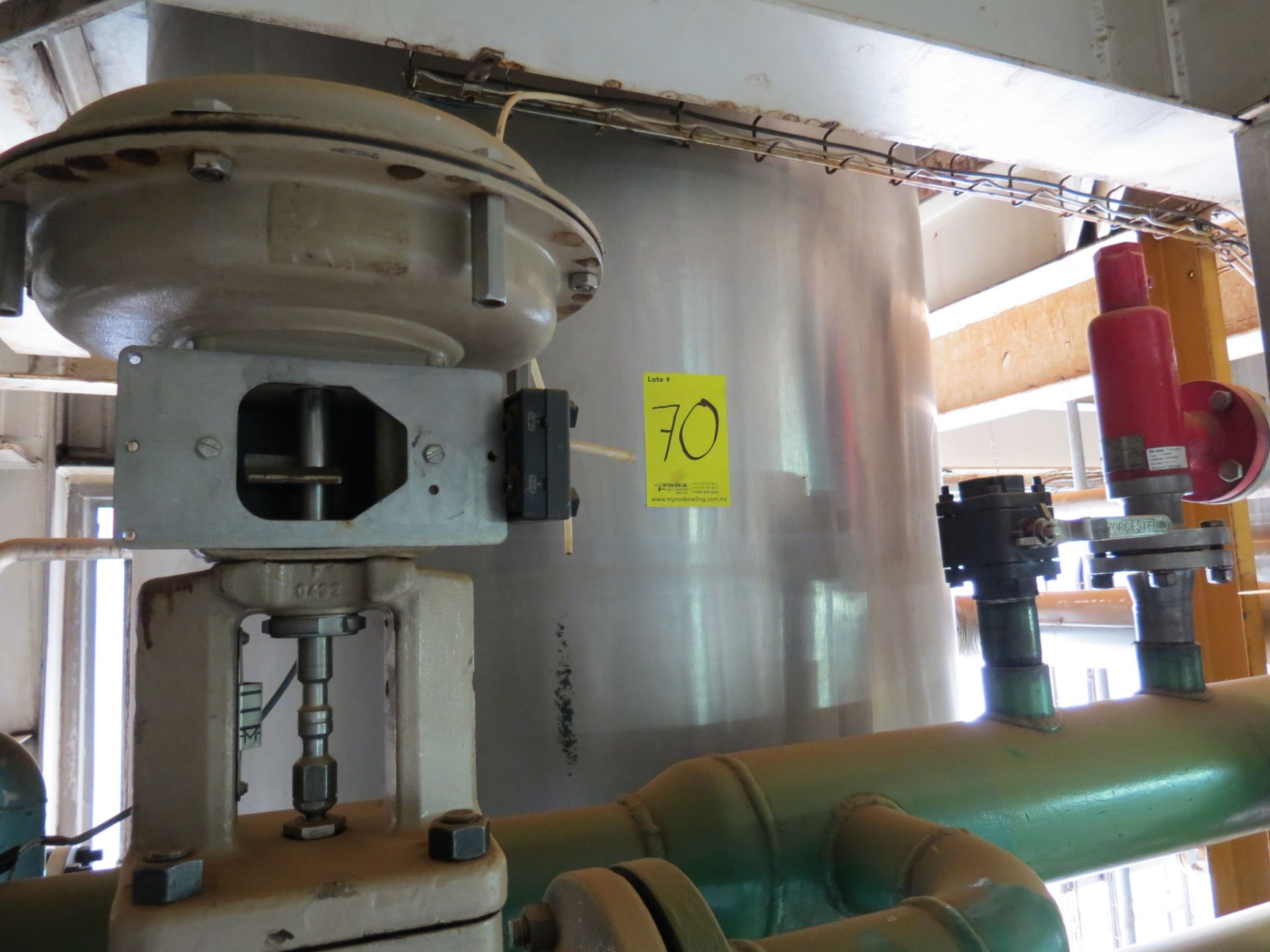 2008 SMS S/S Wipped Film Evaporator, Inclues Condenser and Mezzanine - Image 25 of 42
