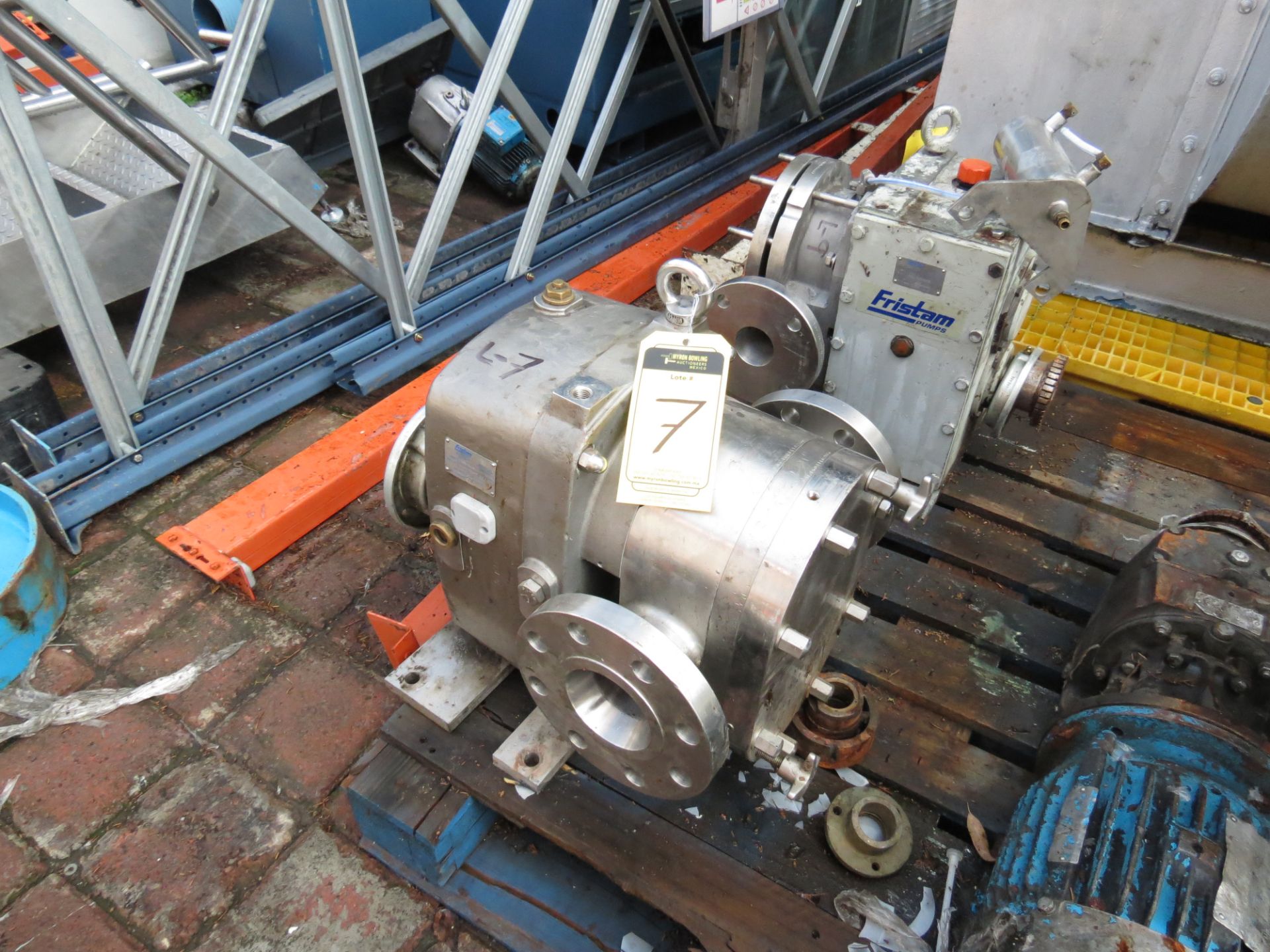 Fristam S/S Positive Displacement Puimp, Model FKL150A, S/N FLK150A1102360, 2.5" Outlet - Image 4 of 7