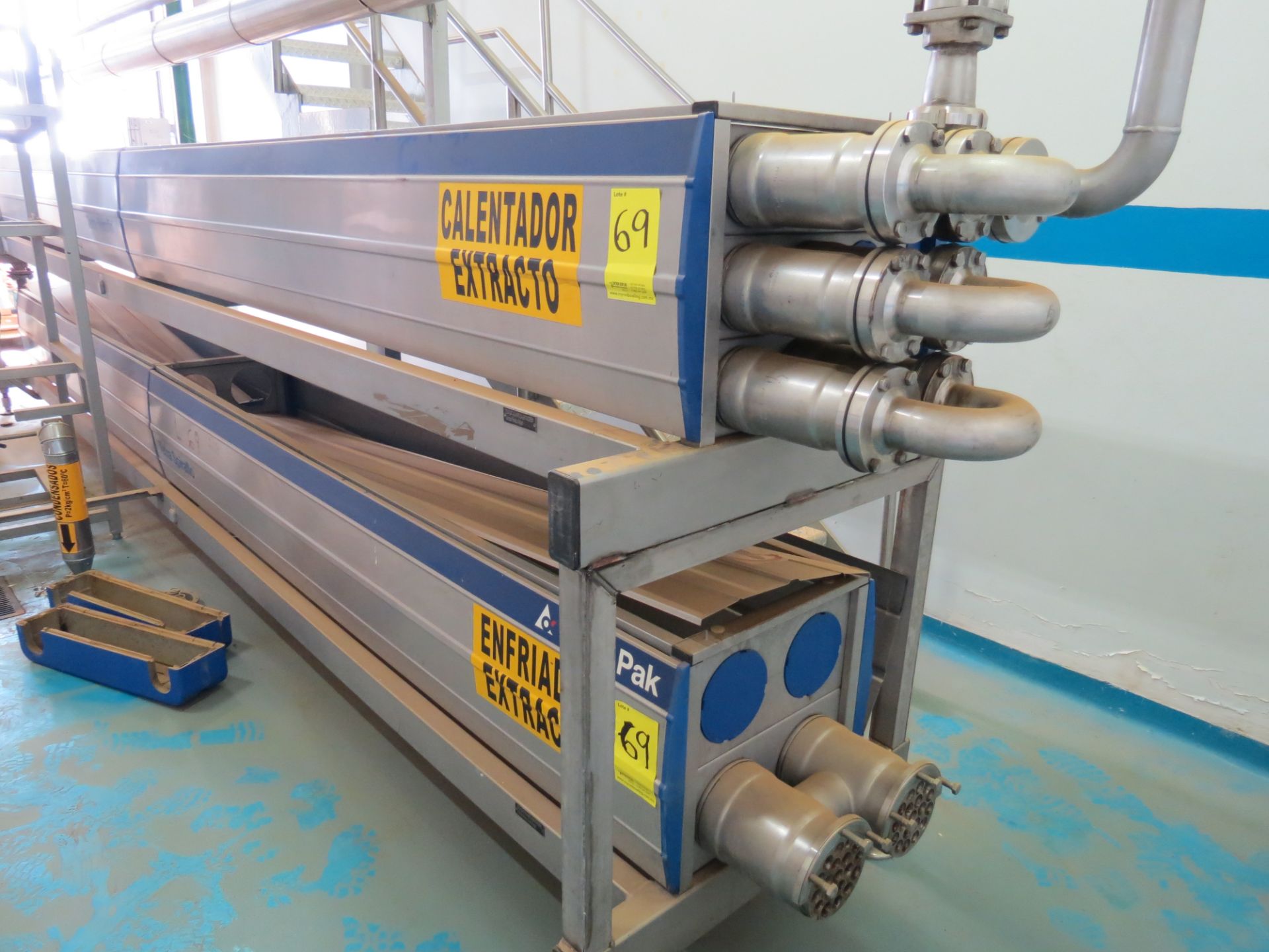 TetraPak Spiraflow Tubular Heat Exchanger, Includes Gas/Pressure Gauges - Image 12 of 22