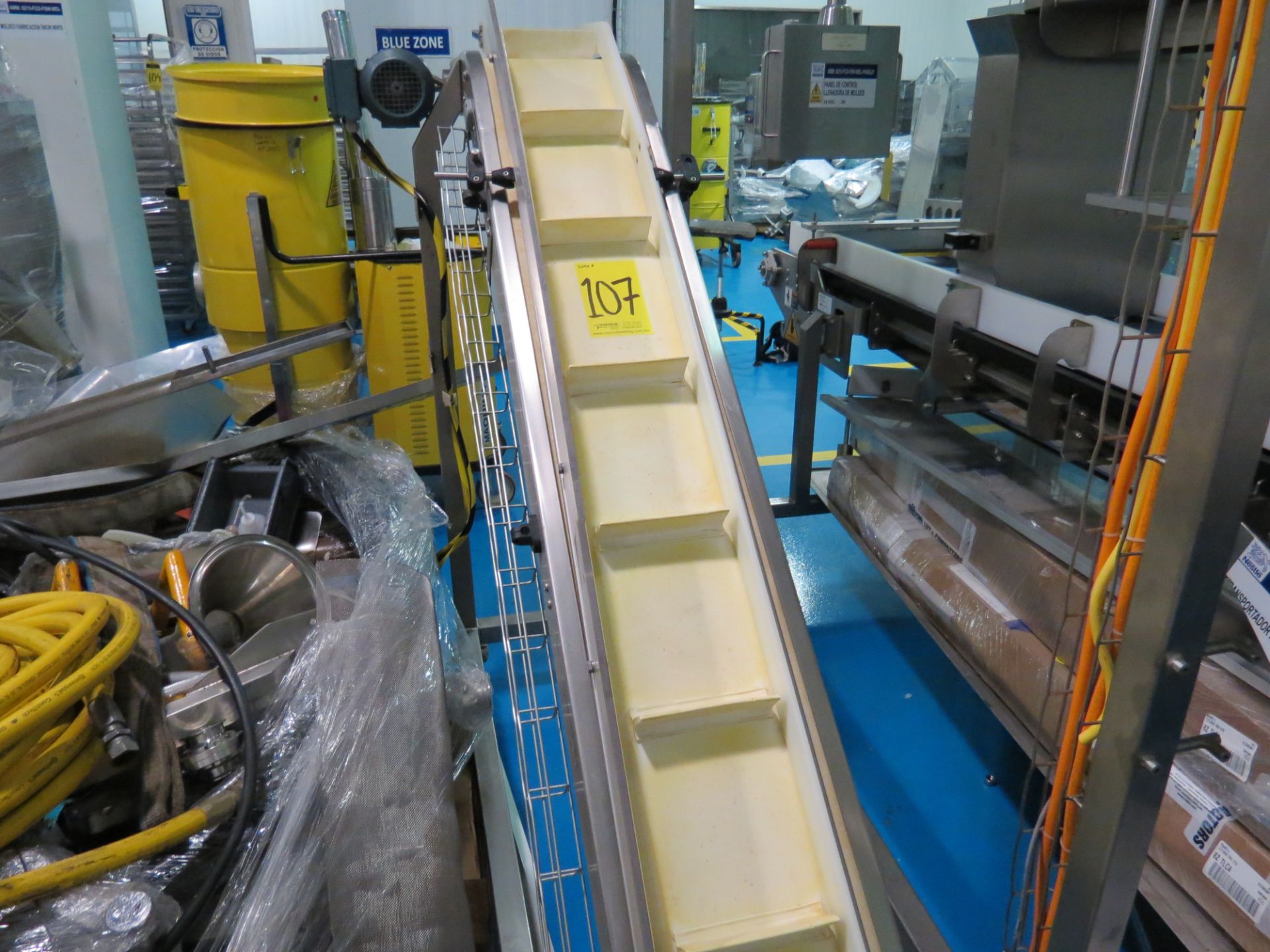 2008 Curved Conveyor Belt with a Portec Sigma gearmotor, 1.20 long m2008 - Image 12 of 13