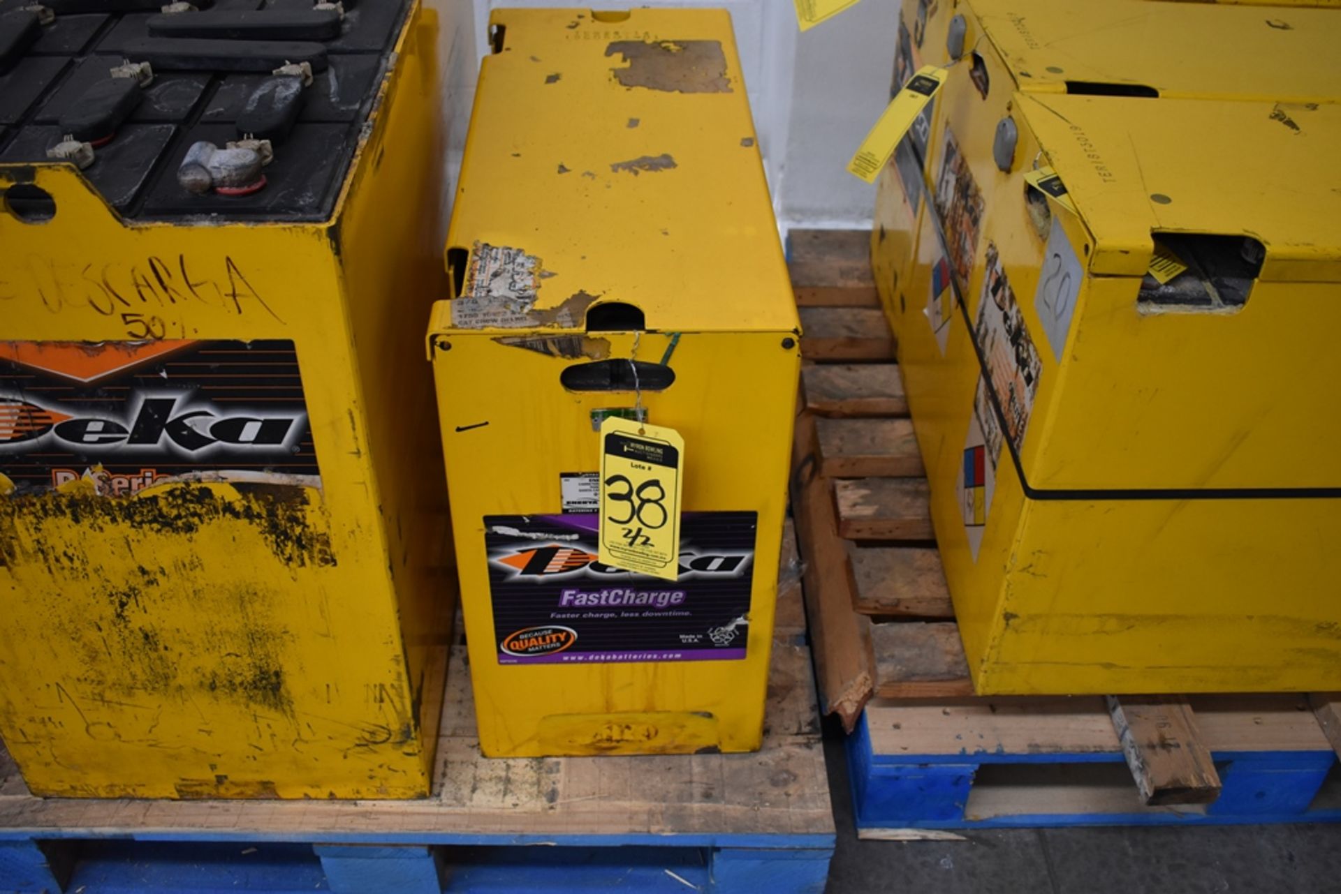 Ametek Prestolite Power Forklift Battery Charger, Model Mate-80 and Battery Brand Deka for 24 volts - Image 14 of 22