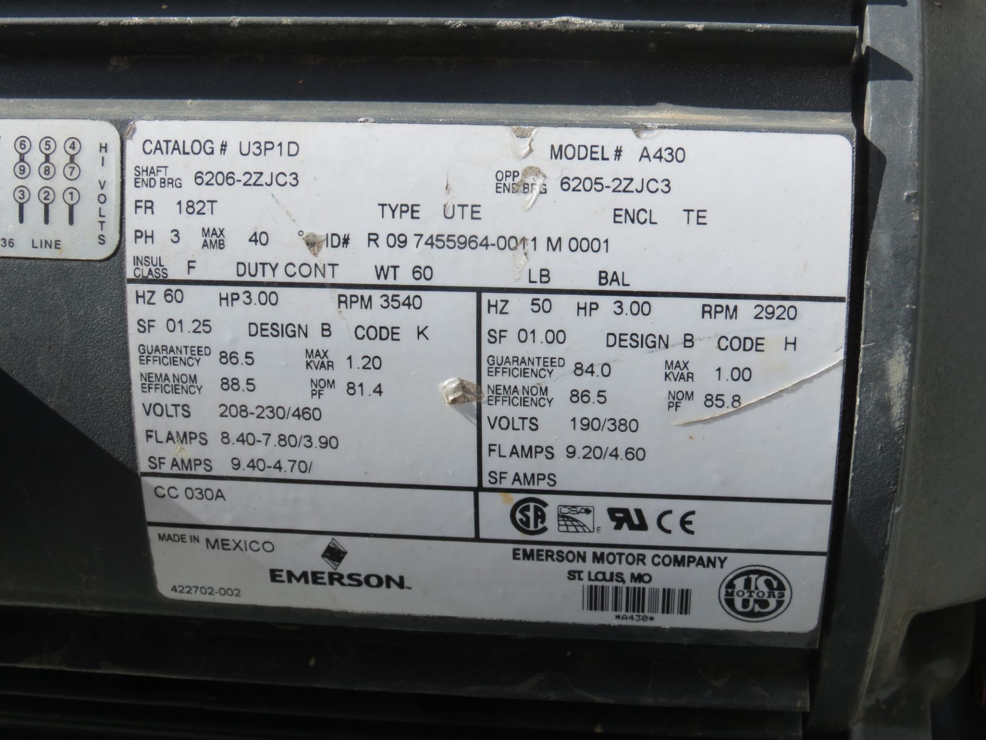 Valve Brand Buller Dosing model MPSJ28/30LPDK, Year 2012, 1 HP motor - Image 11 of 16