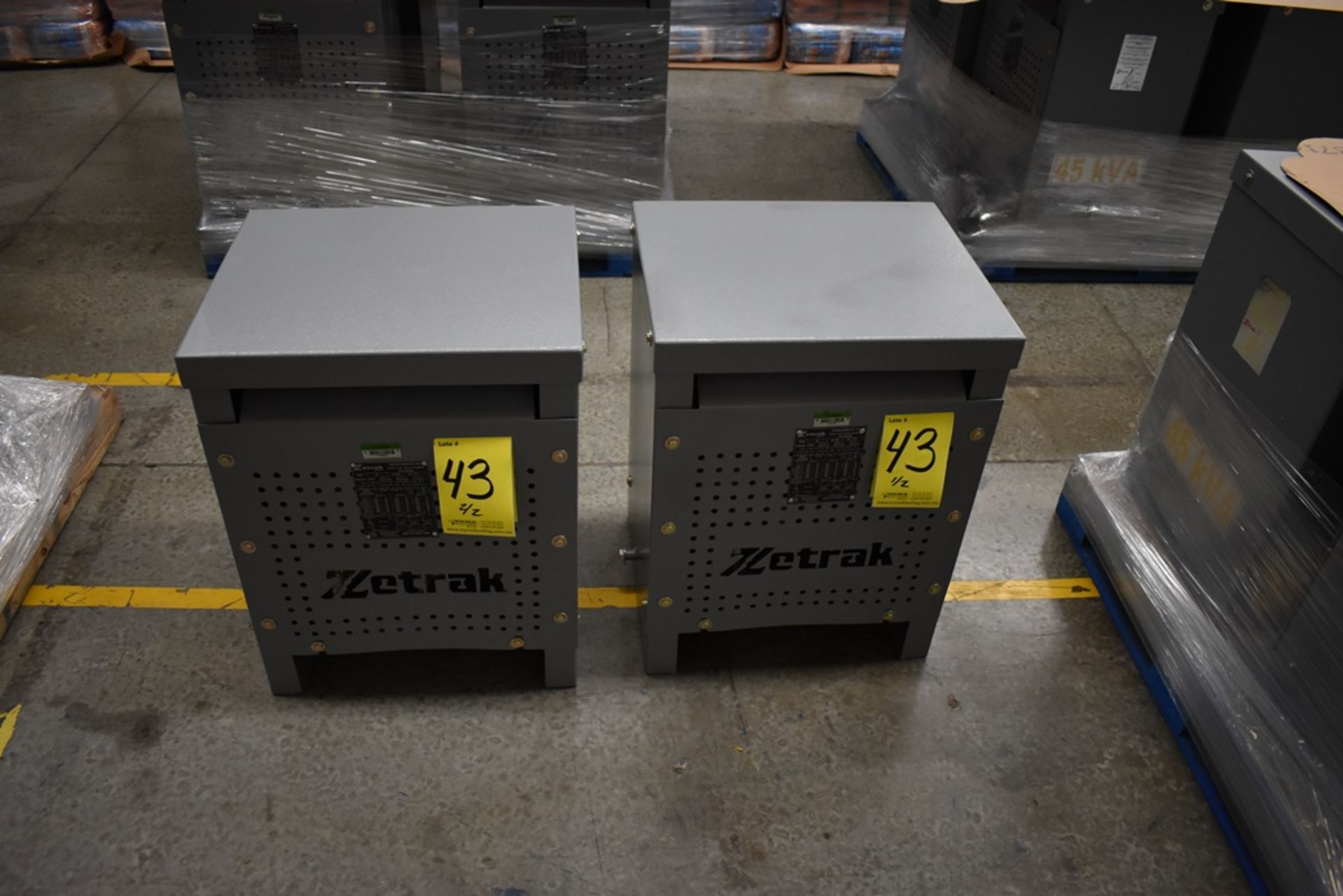 (2) 2016 and 2017 Zetrak Dry Transformers (New) - Image 4 of 8