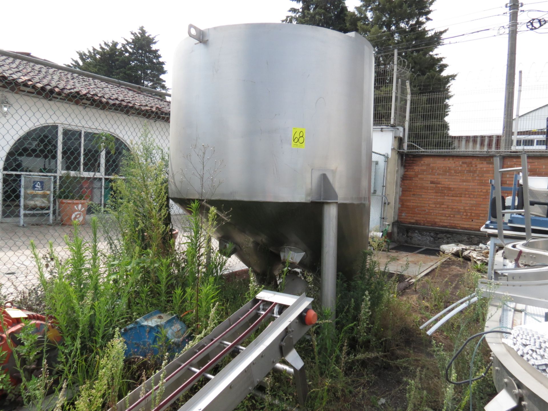 Stainless Steel Tank of 1.93 m in diameter, Includes Strong Parts conveyor belt. - Image 3 of 8