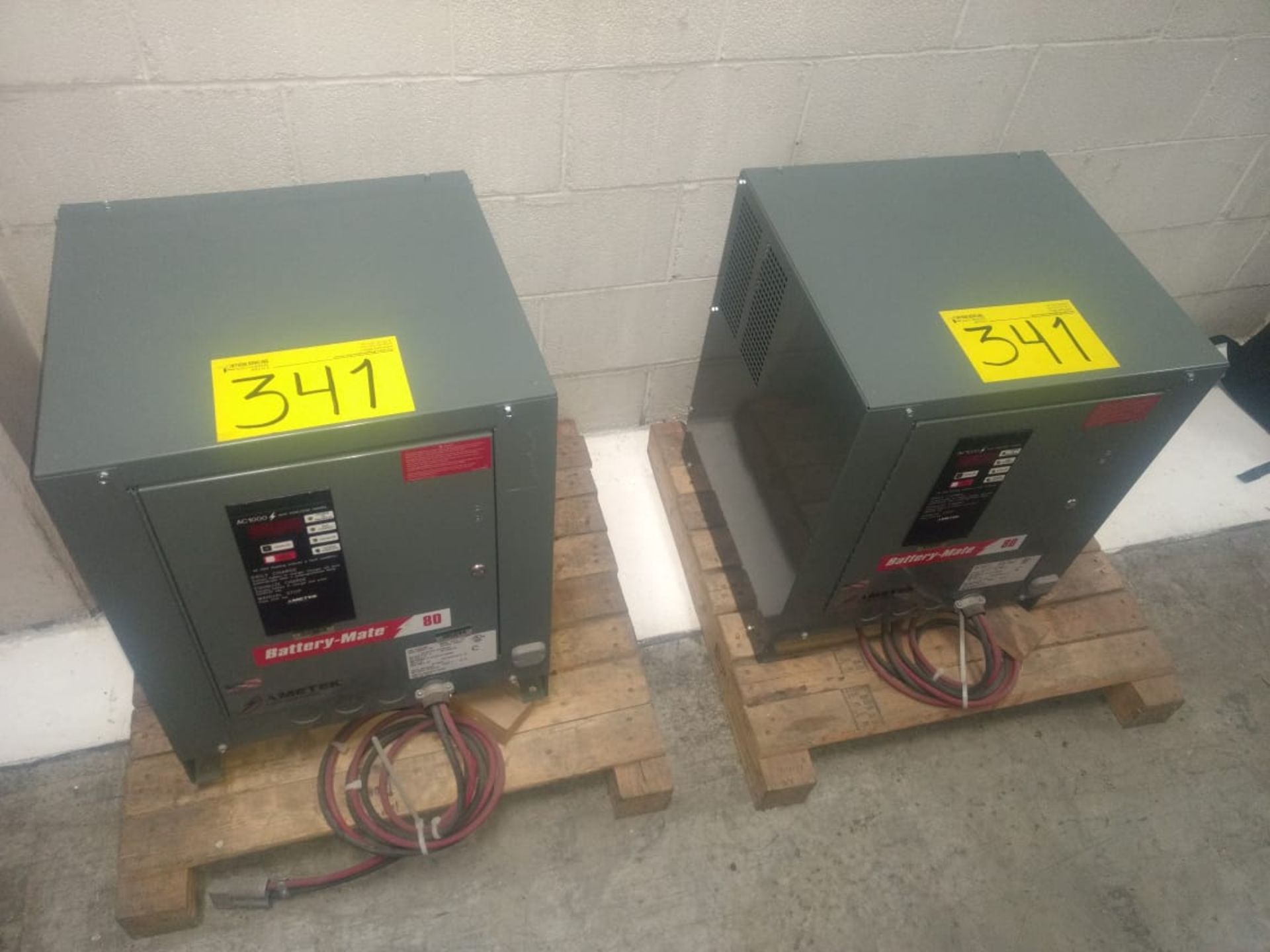 2 Ametek battery chargers, model 6083-12C, input 208/240/480 V, output 24V. - Image 8 of 12
