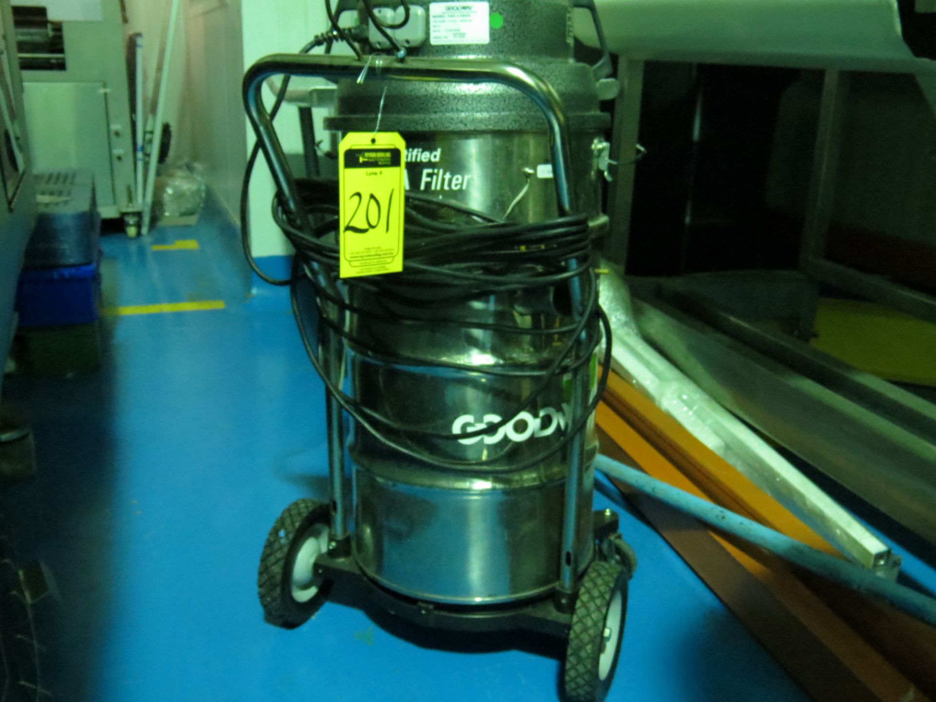 2 Vacuum brand Goodway, cleaners model VAC-2-HEPA, Series 011041/ 011040, Year 2006. - Image 3 of 9