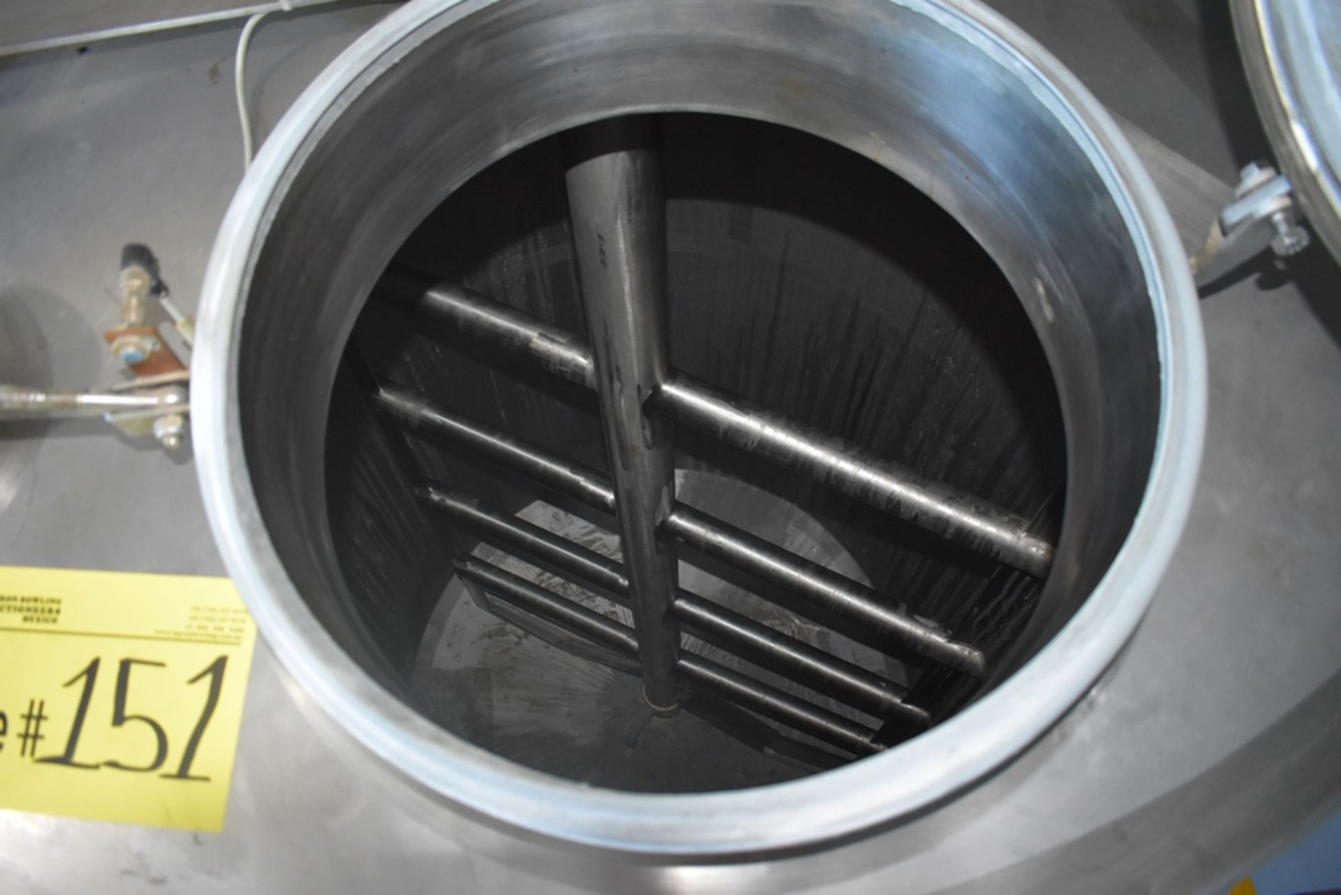 CYSESA Jacketed Tank with Top-Mount Side and Bottom Sweep Agitation - Image 17 of 24