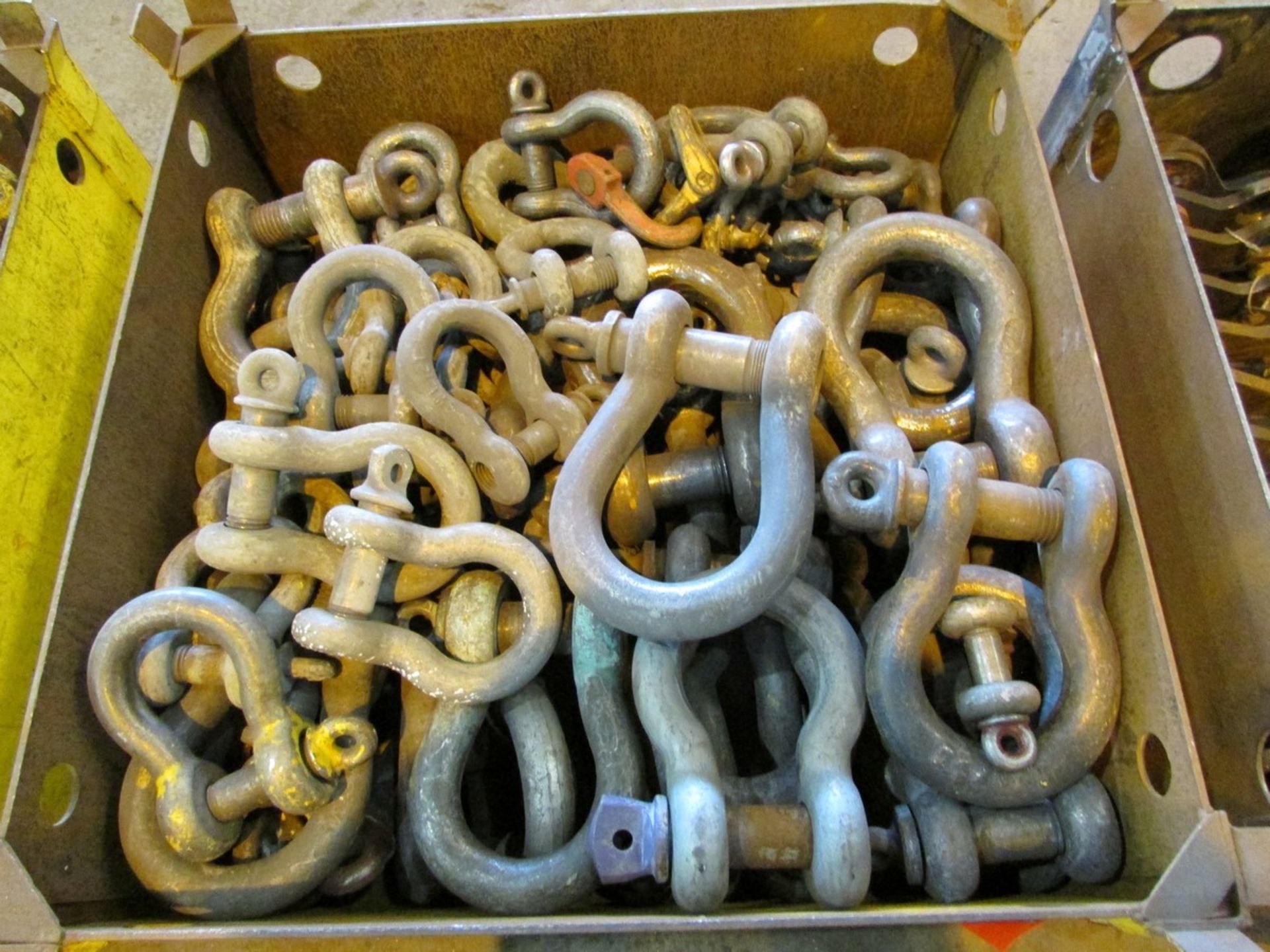 Metal Skip w/ Quantity of Shackles - Image 2 of 2