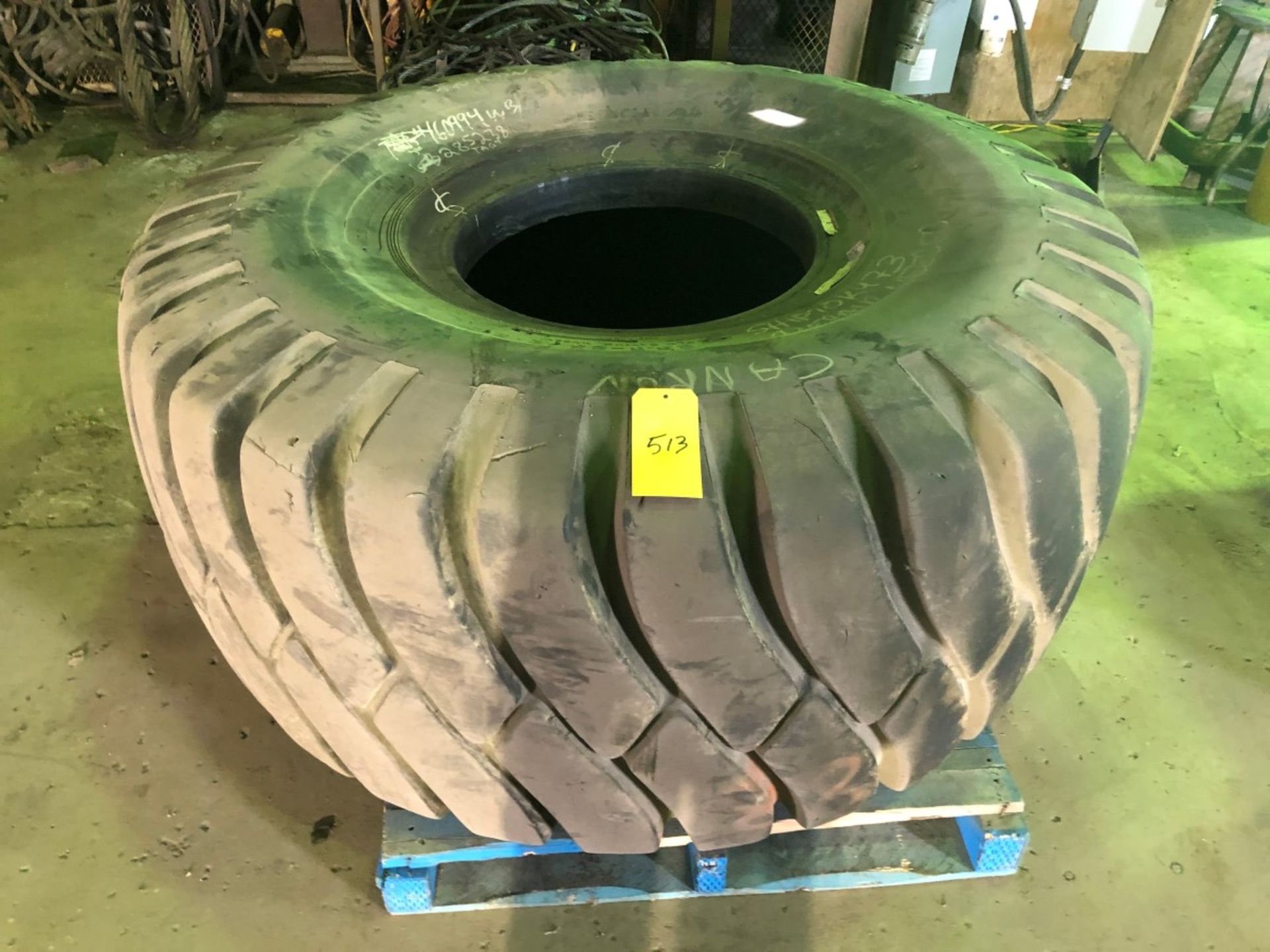 Used 29.5 x 25 Tire (previously repaired and not used since)