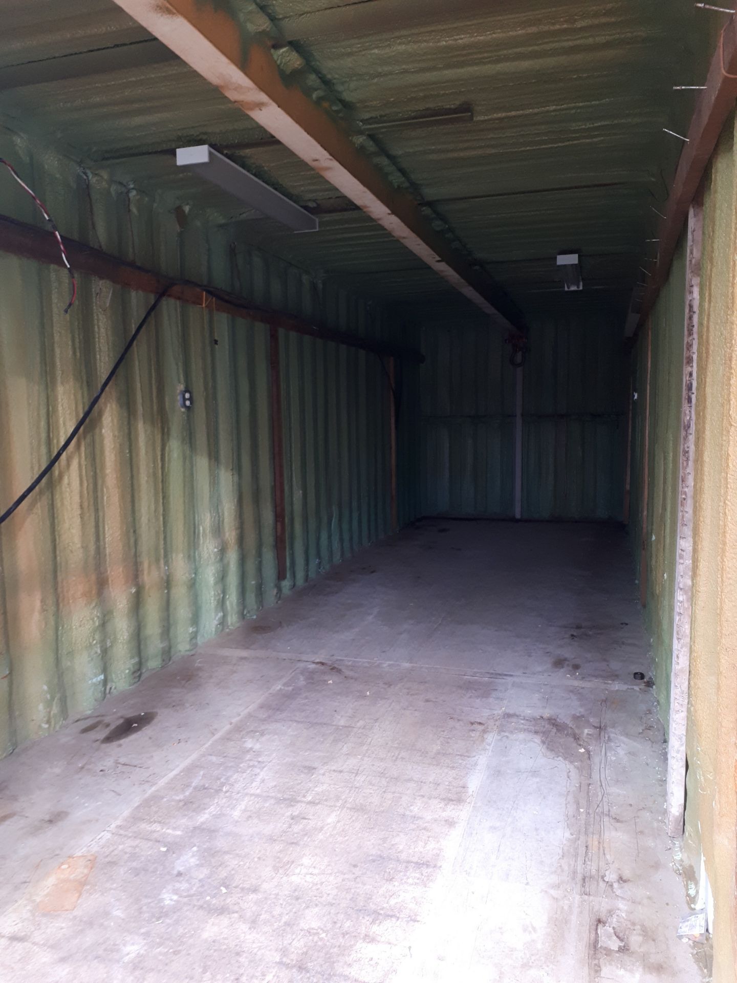 30' Blue Container, Insulated & Wired - Image 3 of 6