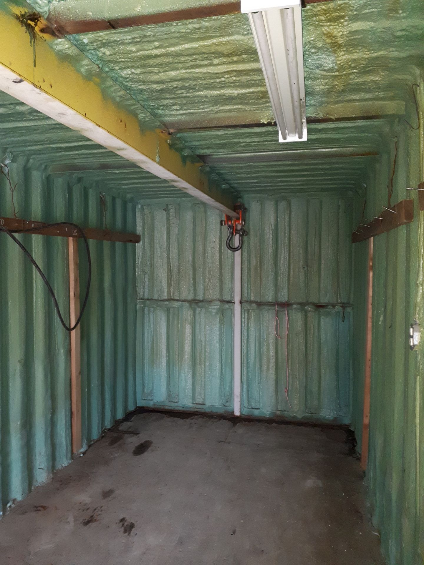 30' Blue Container, Insulated & Wired - Image 5 of 6