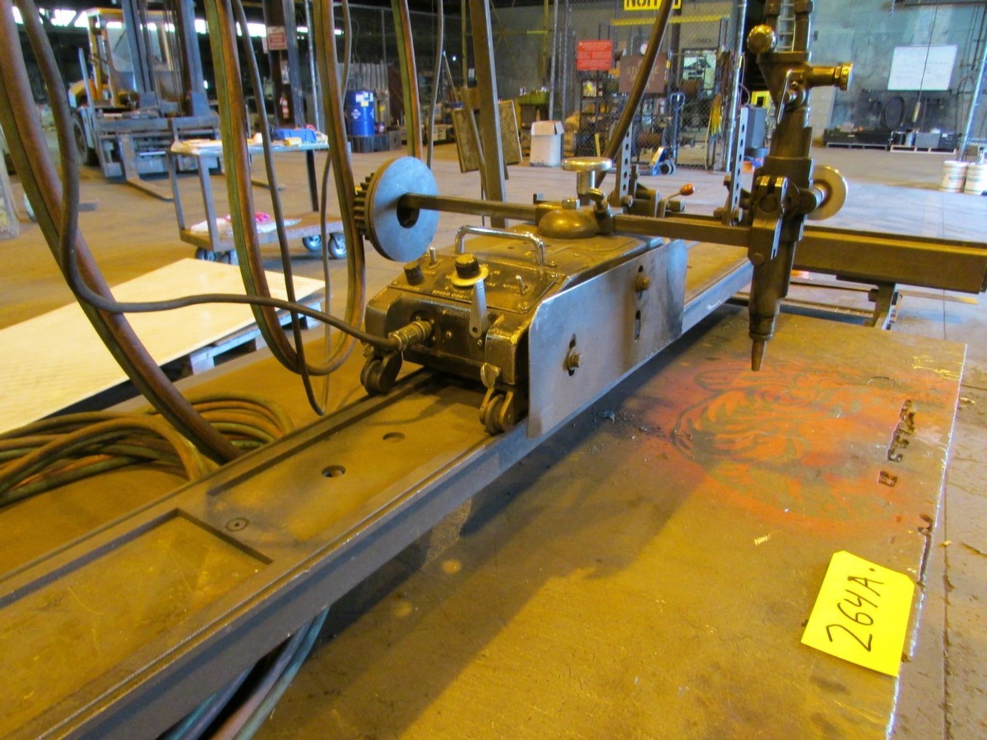 8' x 42" Seam Welding Table w/ Robotic Track Cutter w/ Track