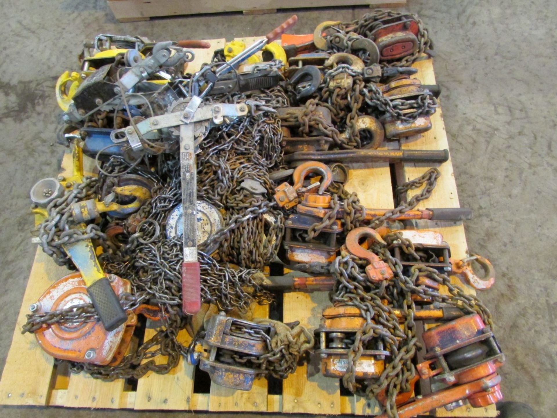 Pallet of Chain Falls & Comealongs, - Image 3 of 3