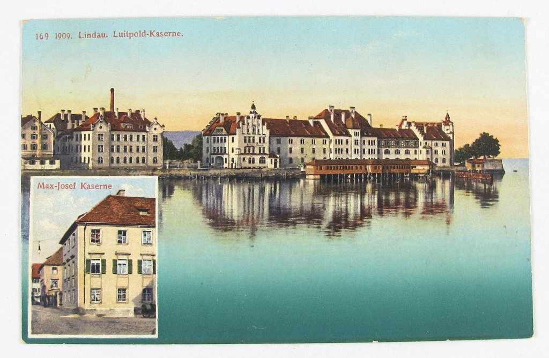 Vier Postkarten Lindau Militär< - Bild 5 aus 6