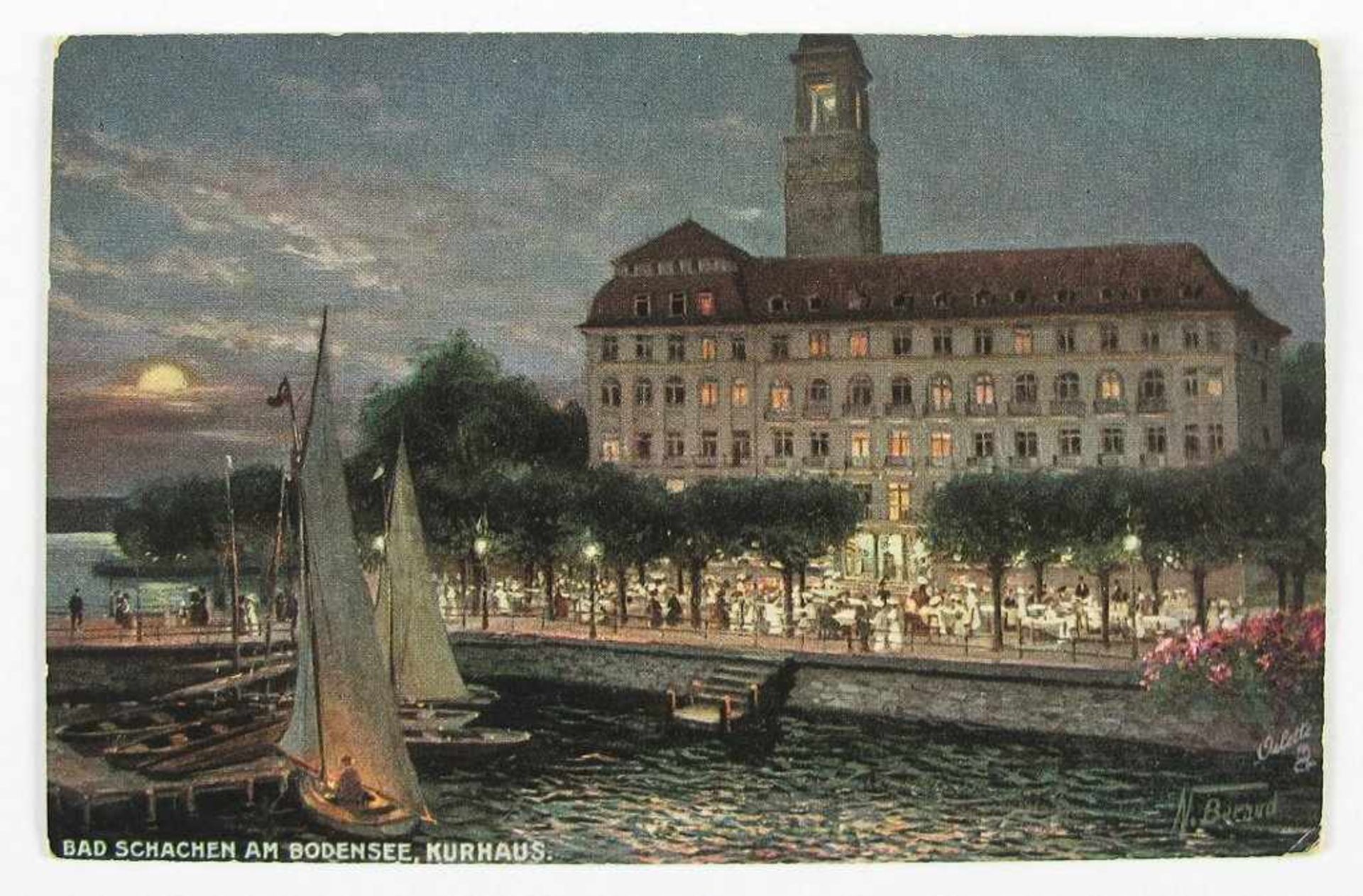 Vier Postkarten Lindau-Bad Schachen