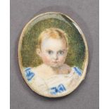 Miniatur mit Portrait der Prinzessin Urraca von Bourbon-Sizilien