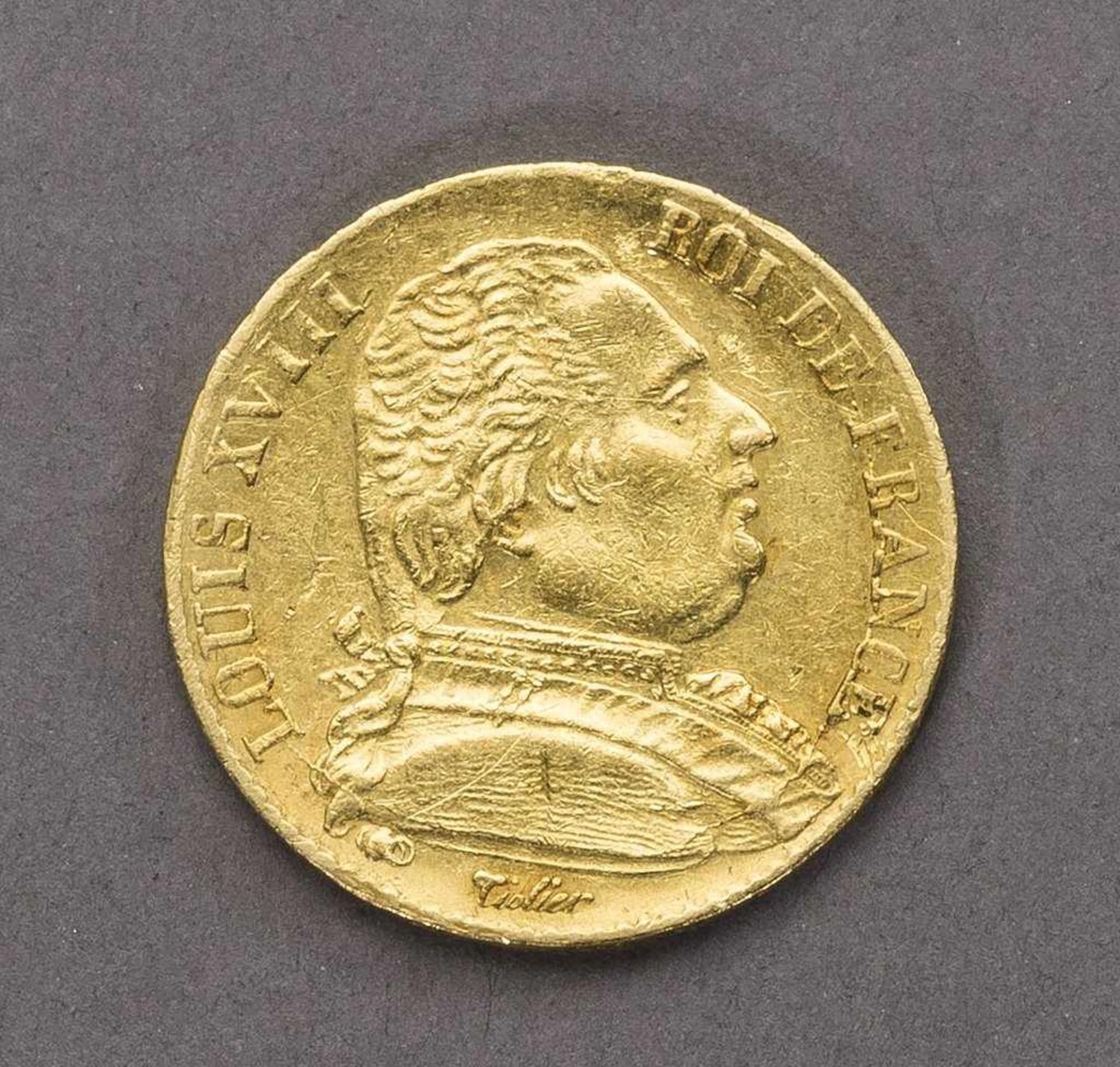 Frankreich. 20 Francs Gold 1815.