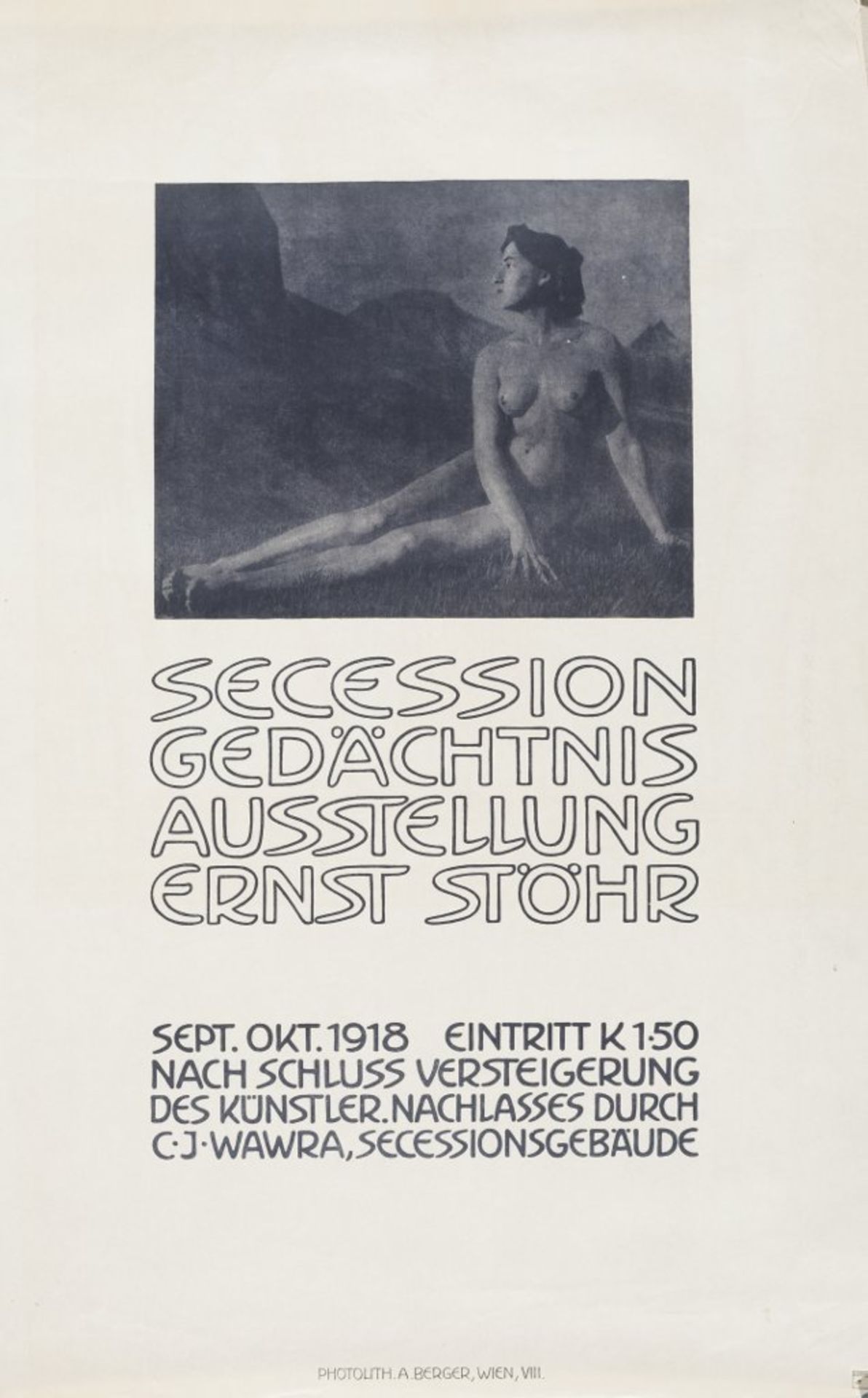 Plakat: Secession Gedächtnis-Ausstellung