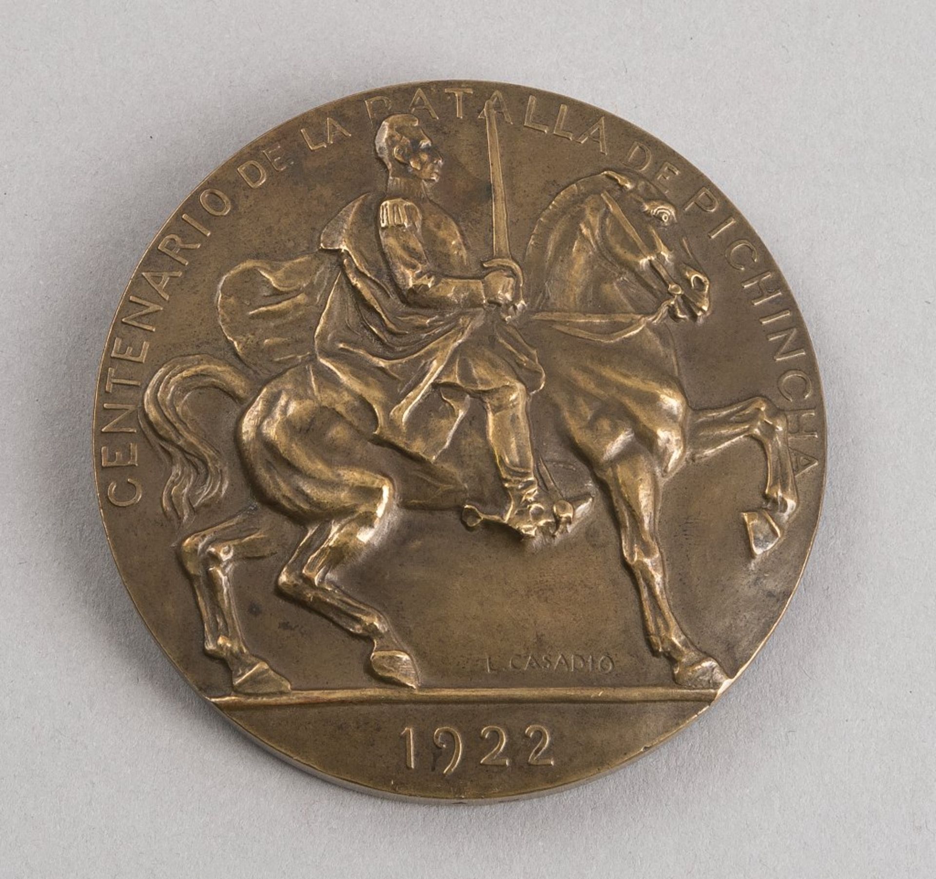 Ecuador: "Centenario de la Batalla de Pichincha 1922", - Bild 2 aus 2