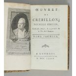 Crébillon, Claude-Prosper J. de. Oeuvres.