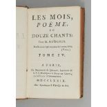 Roucher, Jean Antoine. Les Mois, Poeme, en Douze Chants.