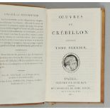 Crébillon, Claude-Prosper J. de. Oeuvres.