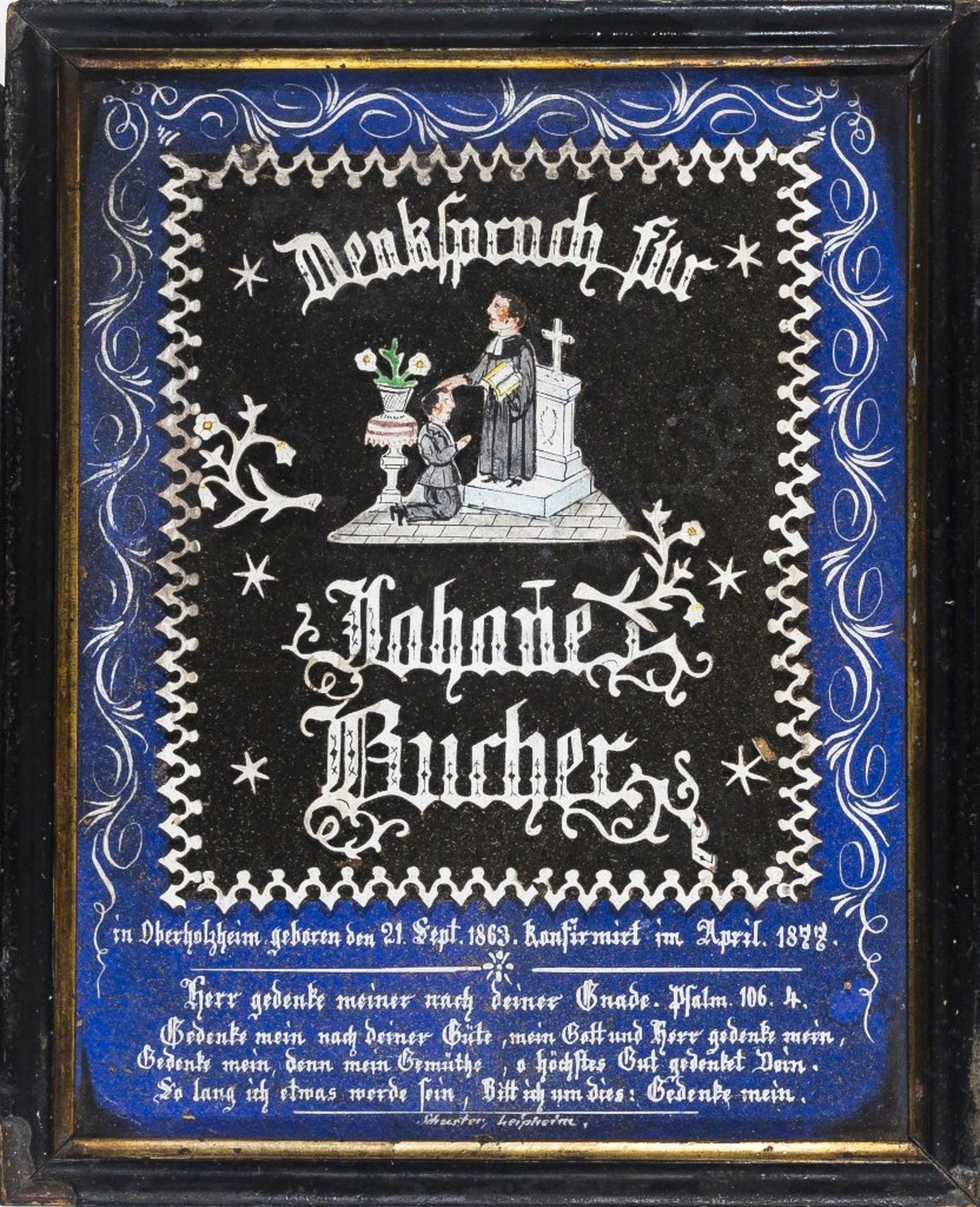 "Denkspruch für Johannes Bucher