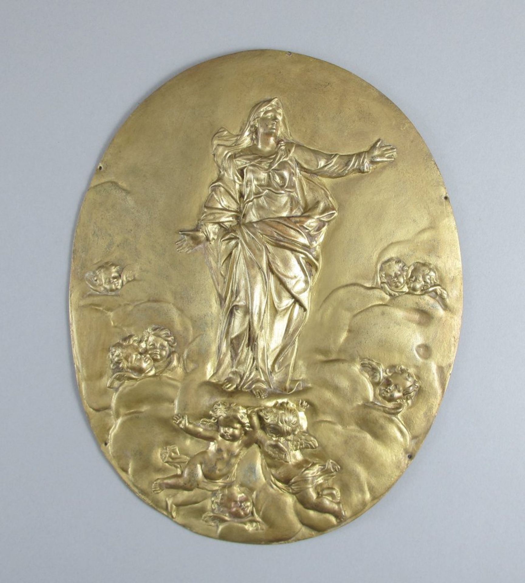 Bronzerelief Mariä Himmelfahrt.