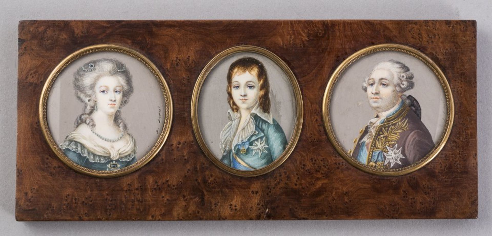 Ludwig XVI., Marie Antoinette und der Dauphin.