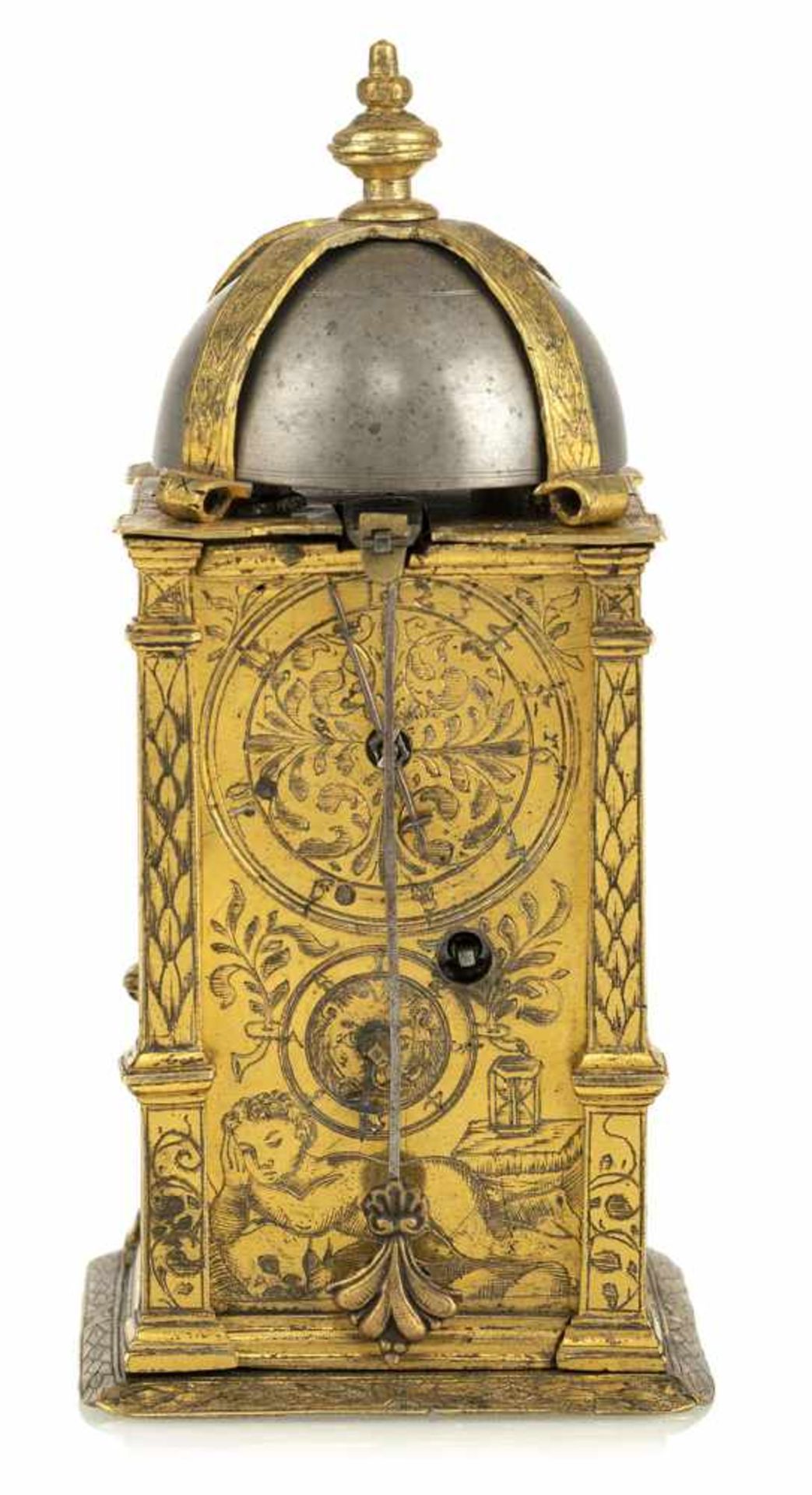 A Renaissance one hand tower clock, marked CK (Conrad Kreizer Augsburg?), c. 1620. Hour striking - Image 2 of 7