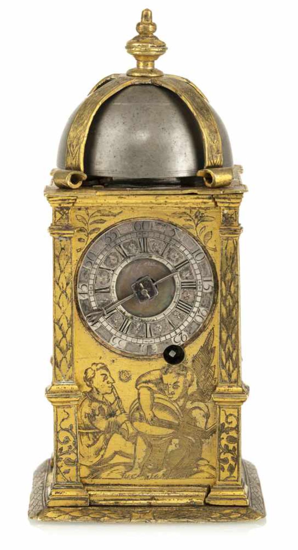 A Renaissance one hand tower clock, marked CK (Conrad Kreizer Augsburg?), c. 1620. Hour striking - Image 5 of 7