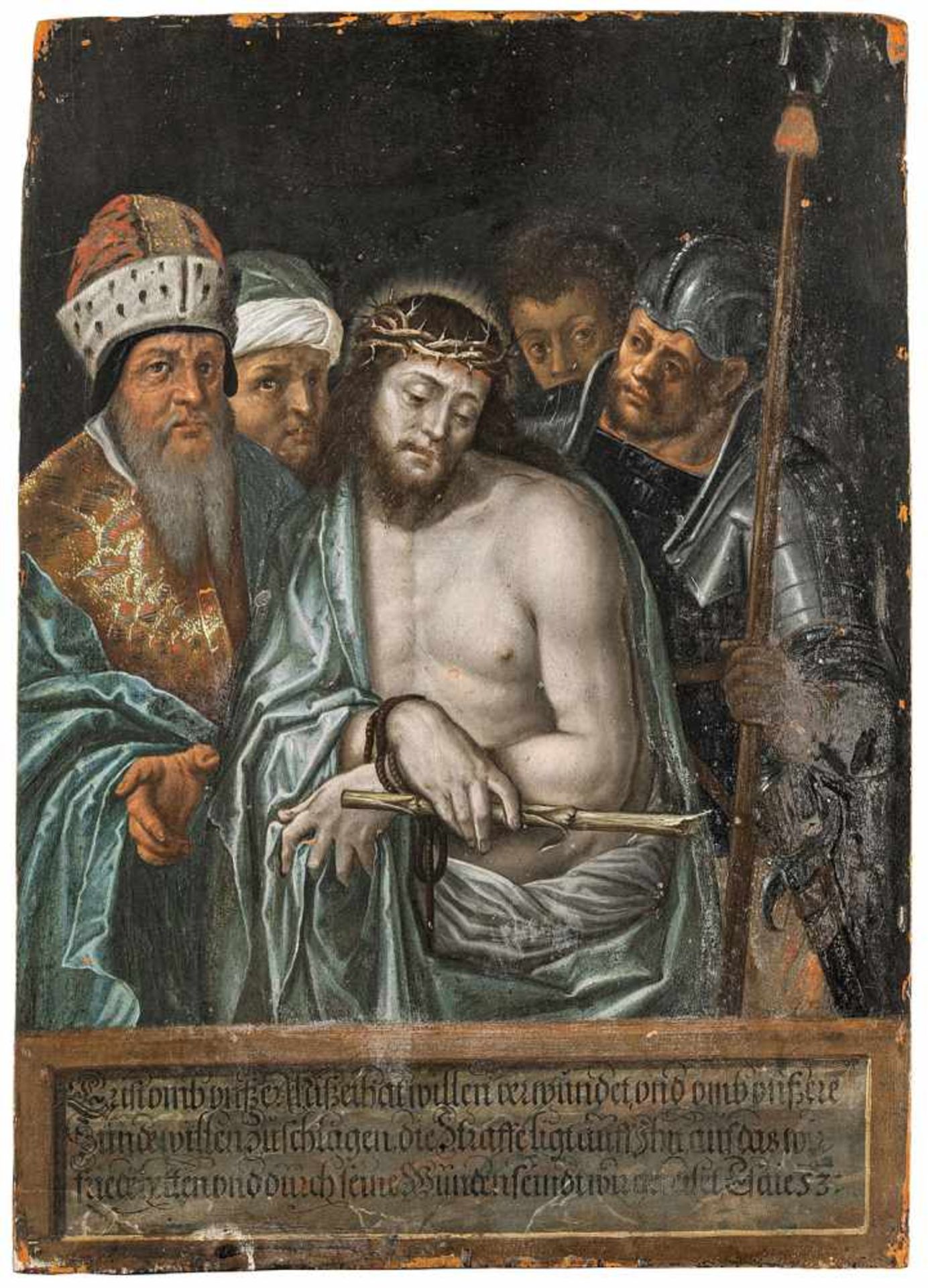 LIGOZZI, JACOPO (after, 1547-1626). Ecce Homo. Oil/panel.