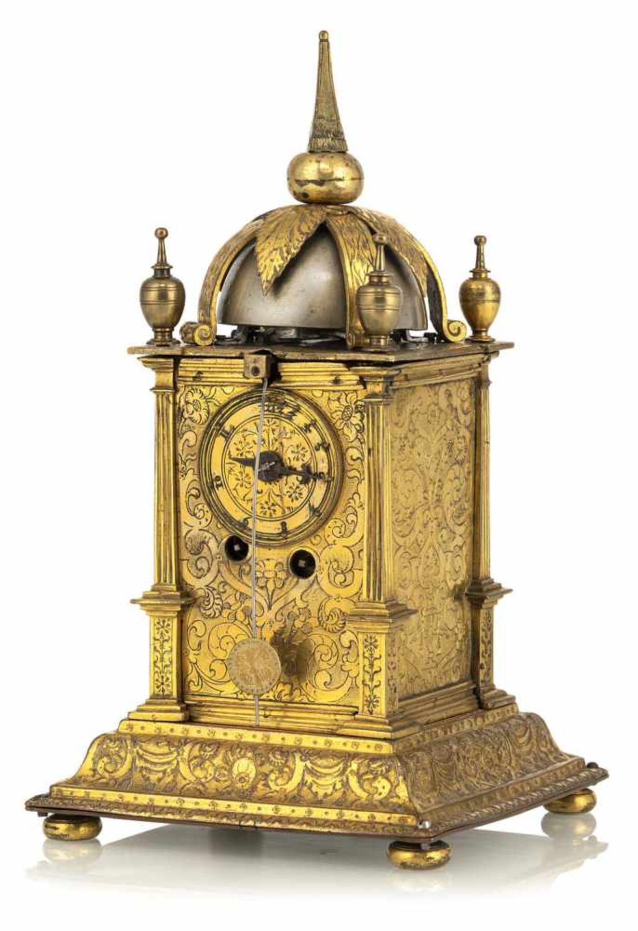 A one-hand Renaissance tower clock, stamped NS, (Nikolaus Schmidt c. 1576-1625 ?), Augsburg, c.