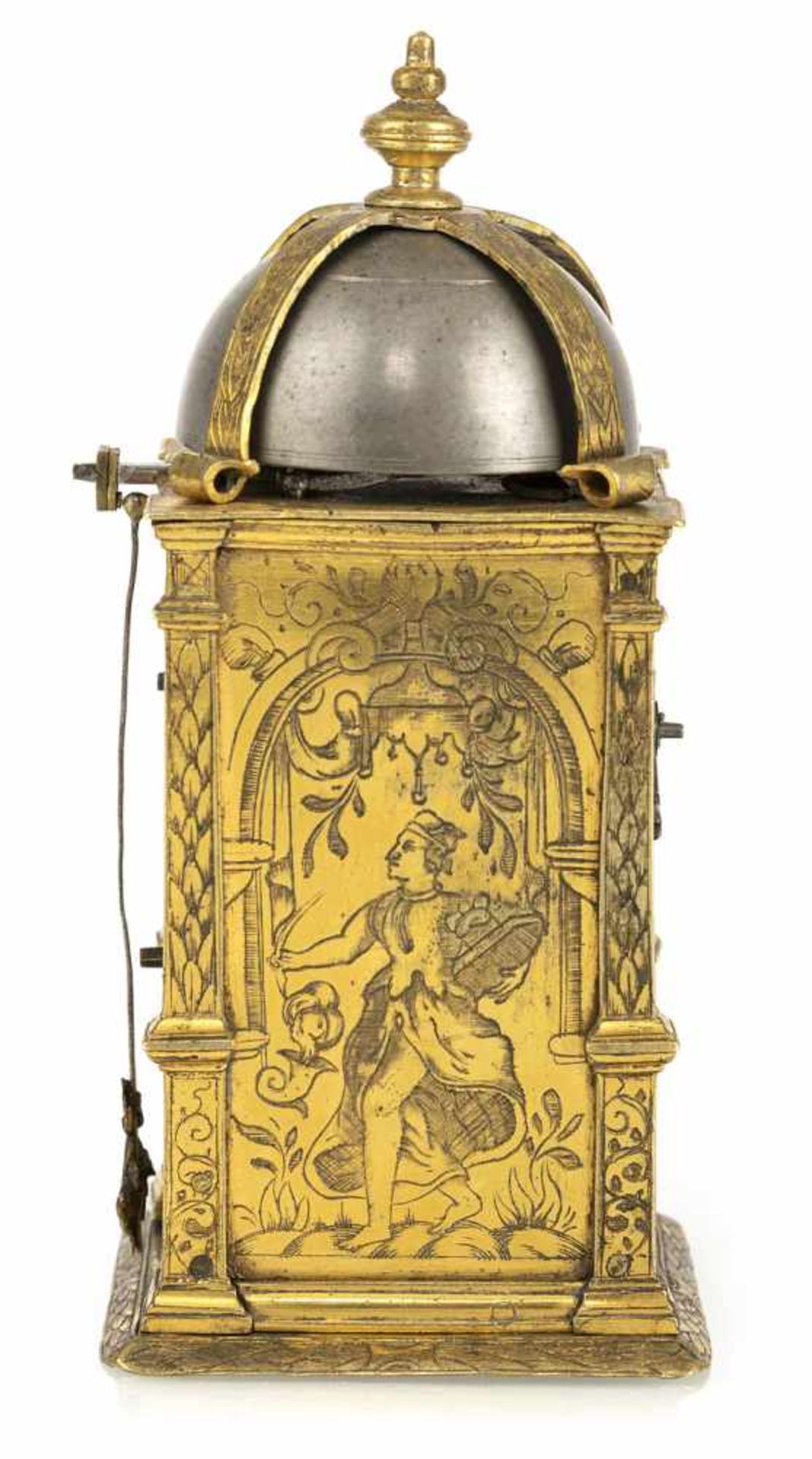 A Renaissance one hand tower clock, marked CK (Conrad Kreizer Augsburg?), c. 1620. Hour striking - Image 4 of 7