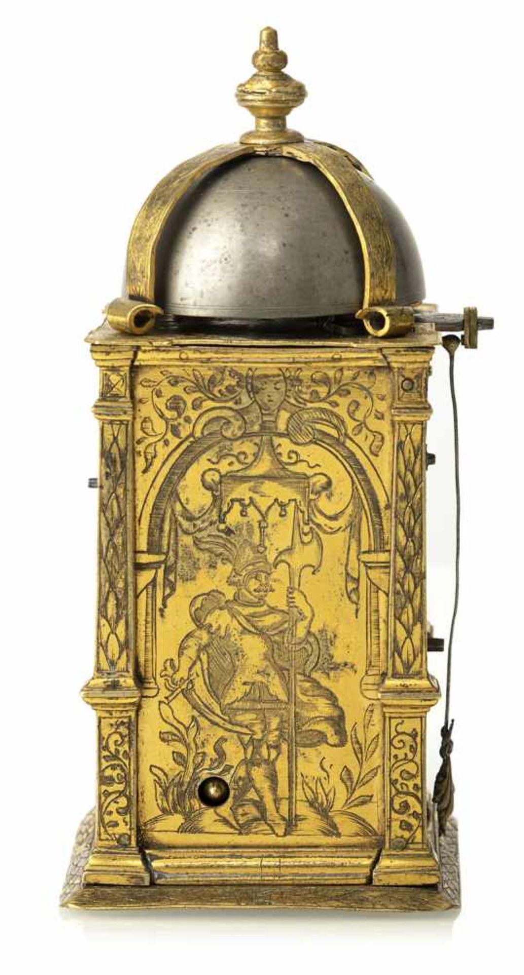 A Renaissance one hand tower clock, marked CK (Conrad Kreizer Augsburg?), c. 1620. Hour striking - Image 6 of 7