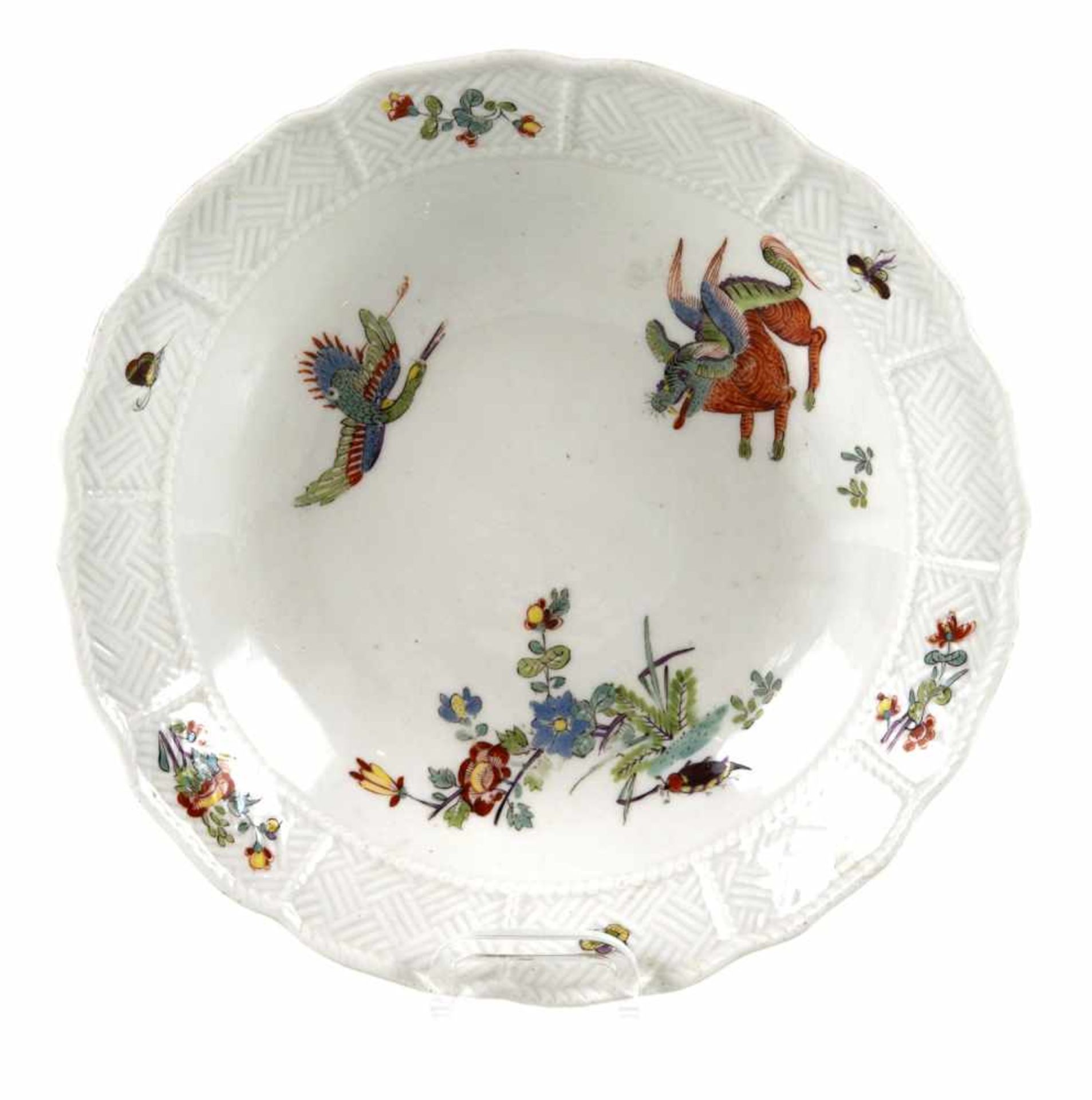 TELLER, MEISSEN, UM 1740