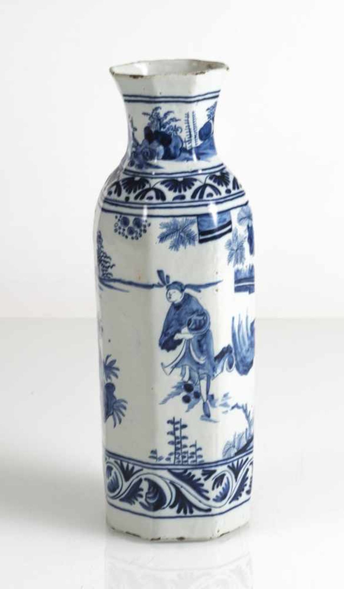 VASE, DELFT, ENDE 17.JH., DE - Bild 2 aus 4