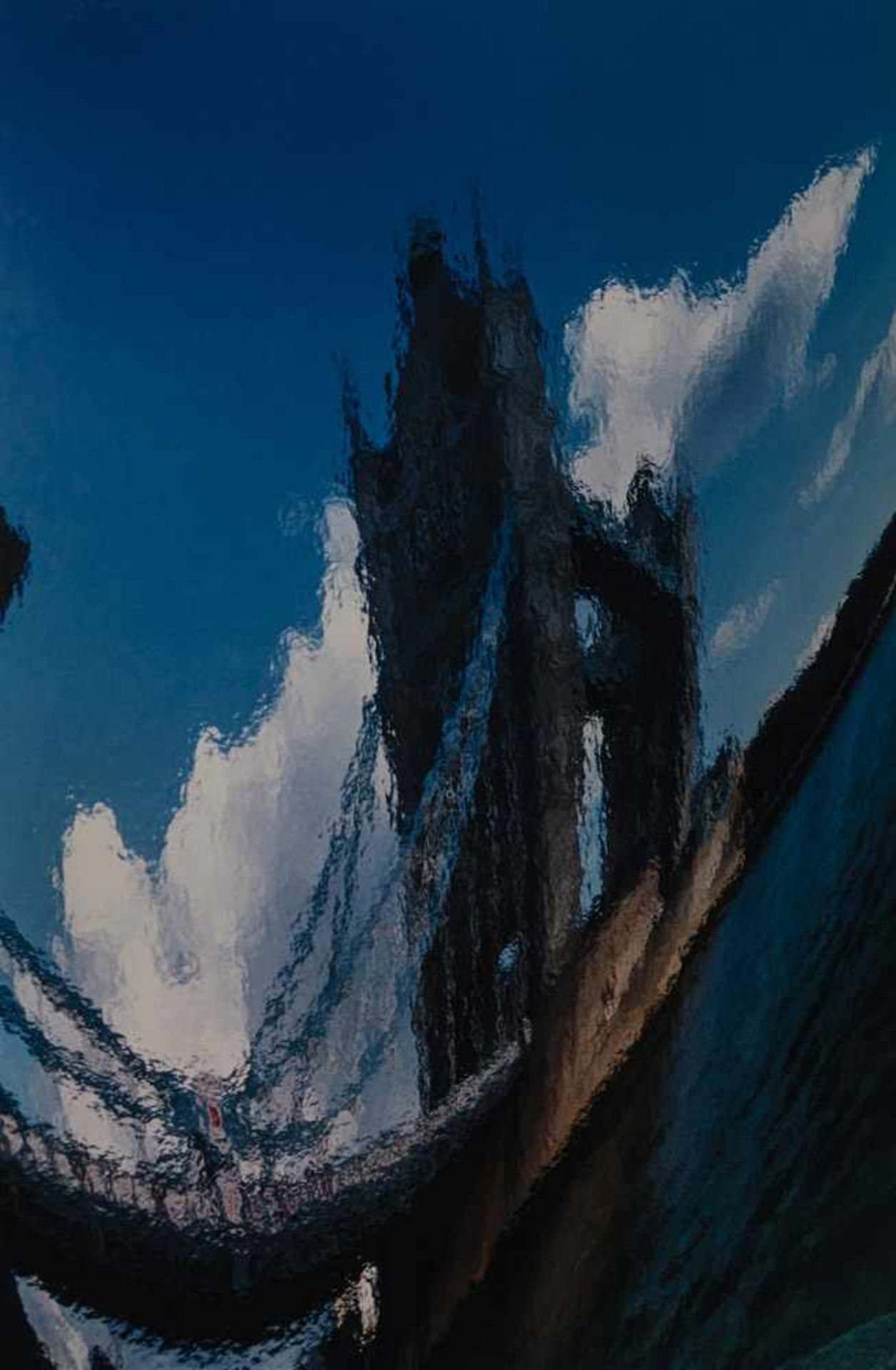 Süße-Krause, UtaMaulbronn, geboren 1955190x125cm, o.R."London, Tower Bridge", 2004. Fot