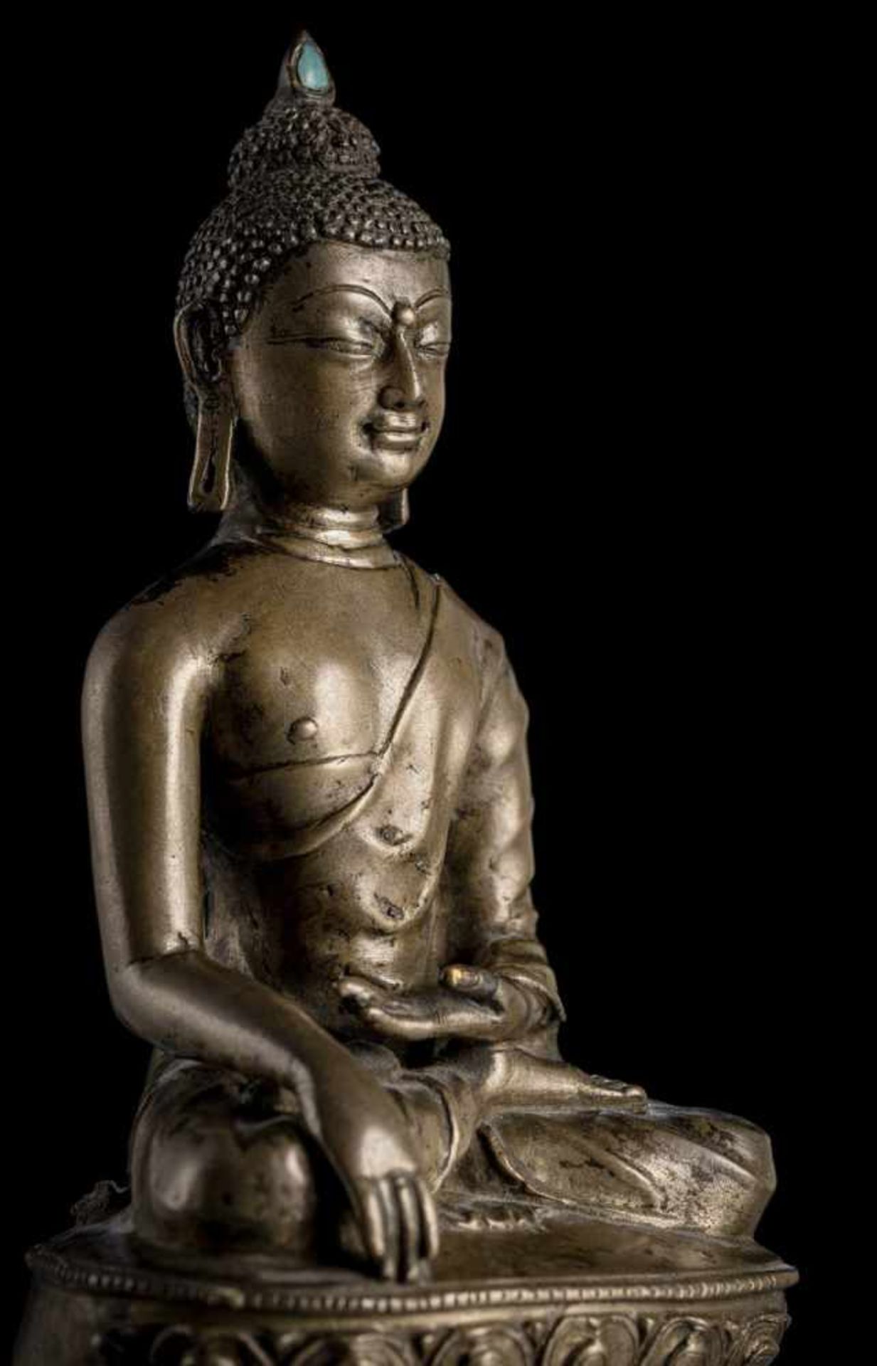 Bronze des Buddha Shakyamuni - Bild 2 aus 4