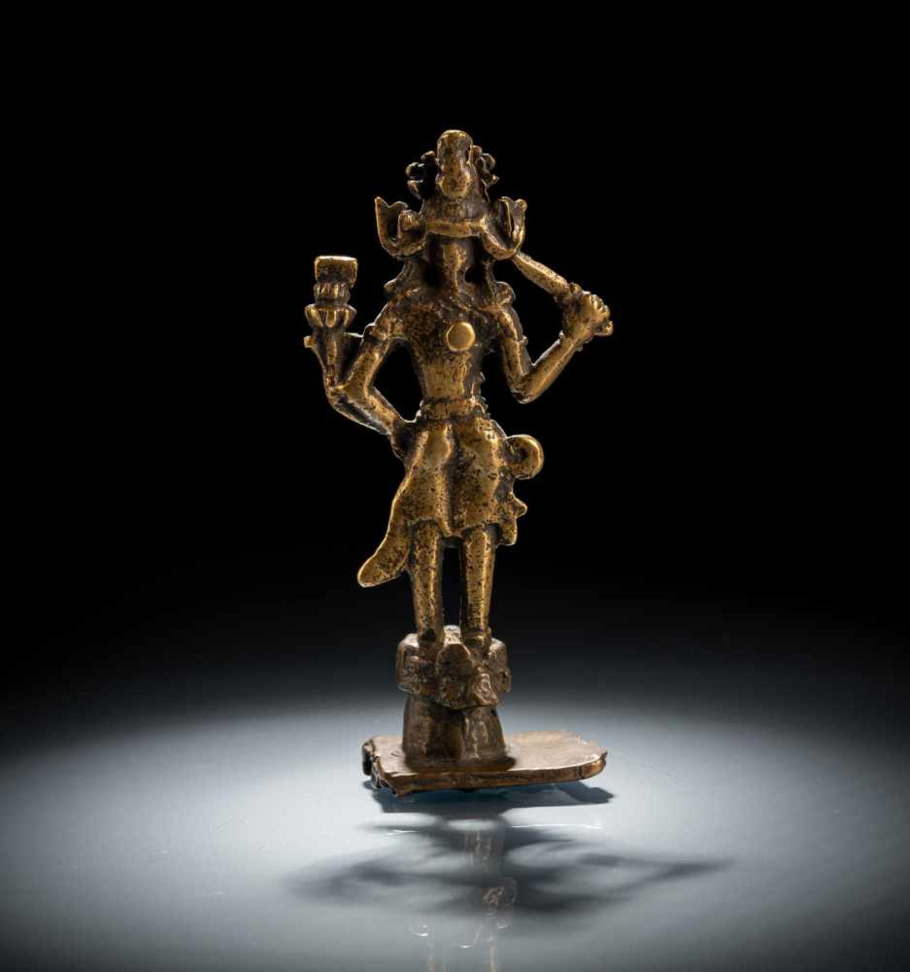 Frühe Bronze des Manjushri - Bild 4 aus 6