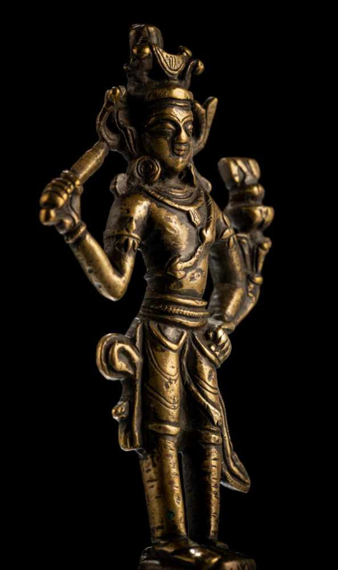 Frühe Bronze des Manjushri - Bild 2 aus 6