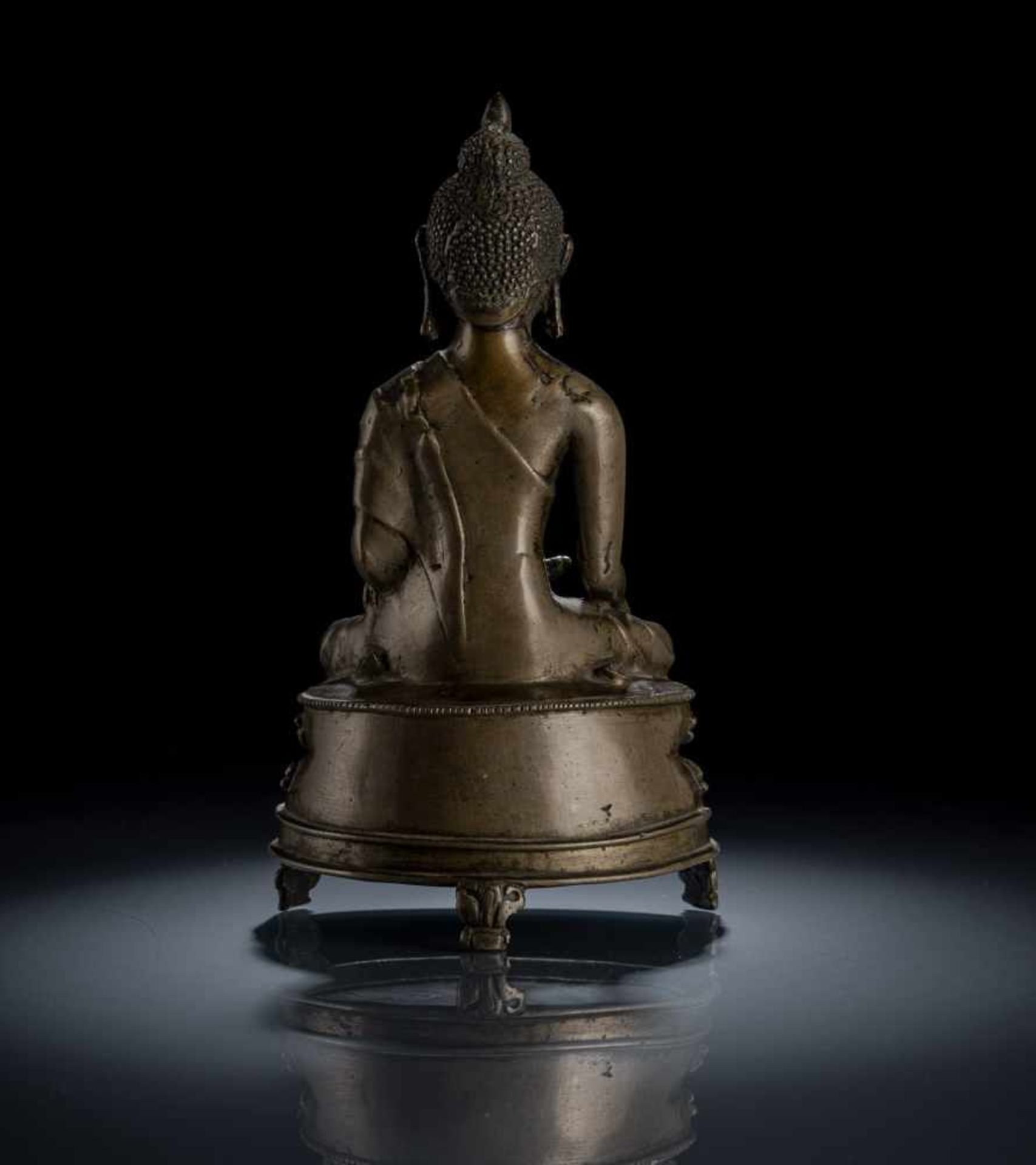 Bronze des Buddha Shakyamuni - Bild 3 aus 4