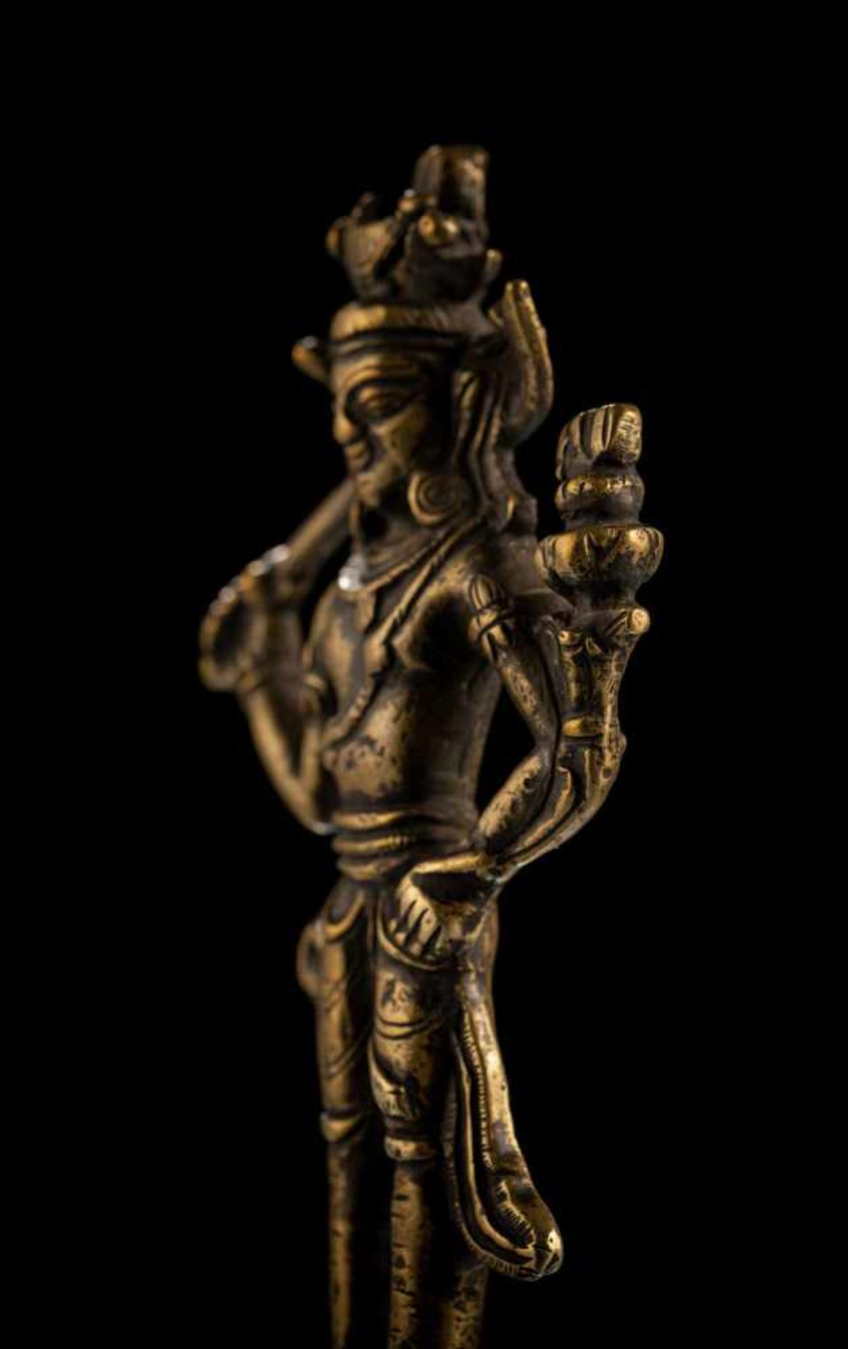 Frühe Bronze des Manjushri - Bild 3 aus 6