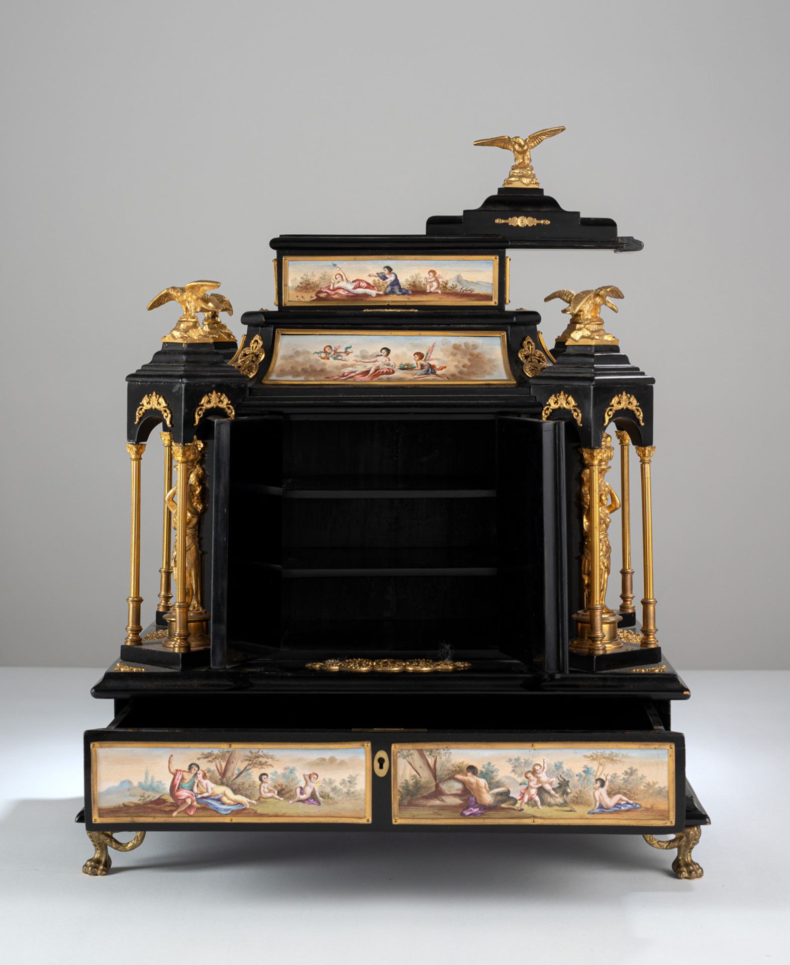 Prunkvolles Kabinett-Kästchen im Barocken Stil - Bild 2 aus 5